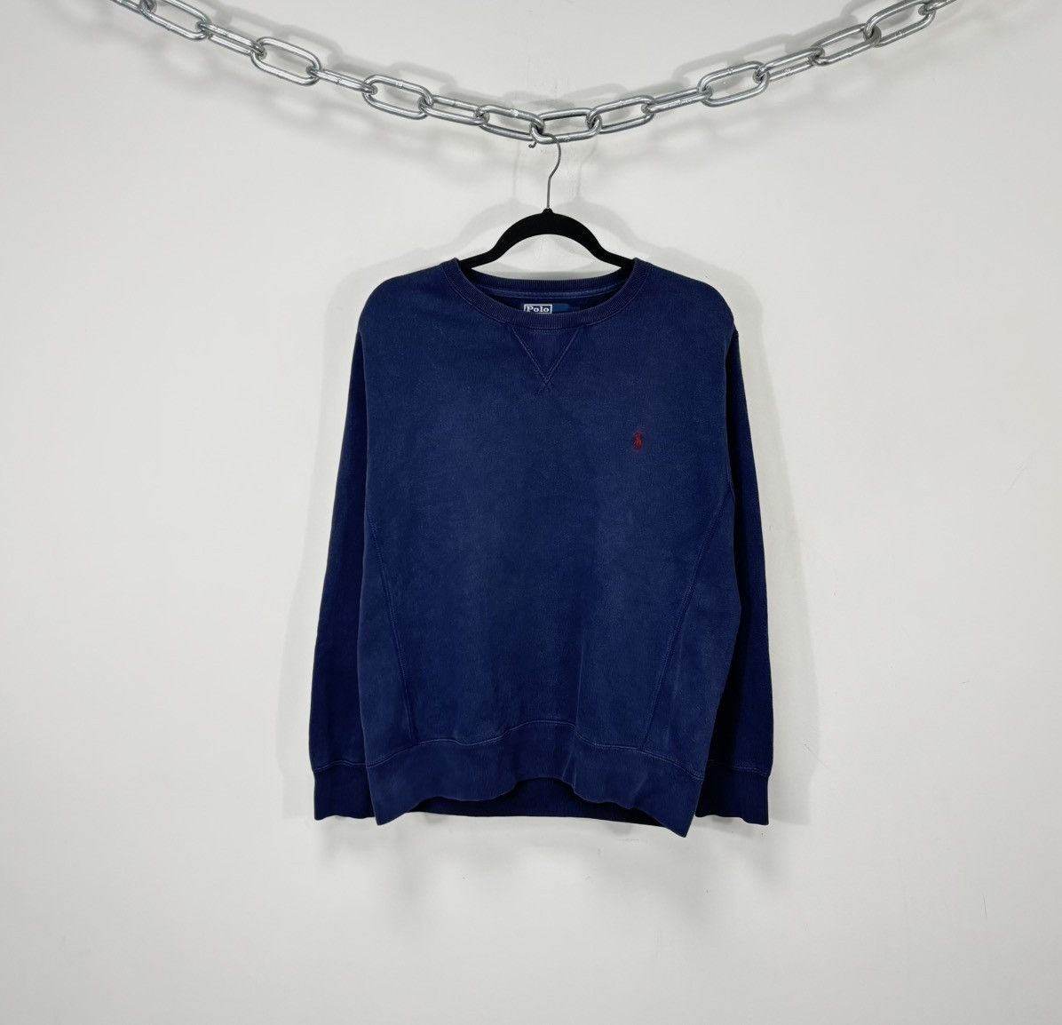 Polo Ralph Lauren Vintage Polo Ralph Lauren Men’s Classic Navy Blue Sweatshirt Size US M / EU 48-50 / 2 - 1 Thumbnail