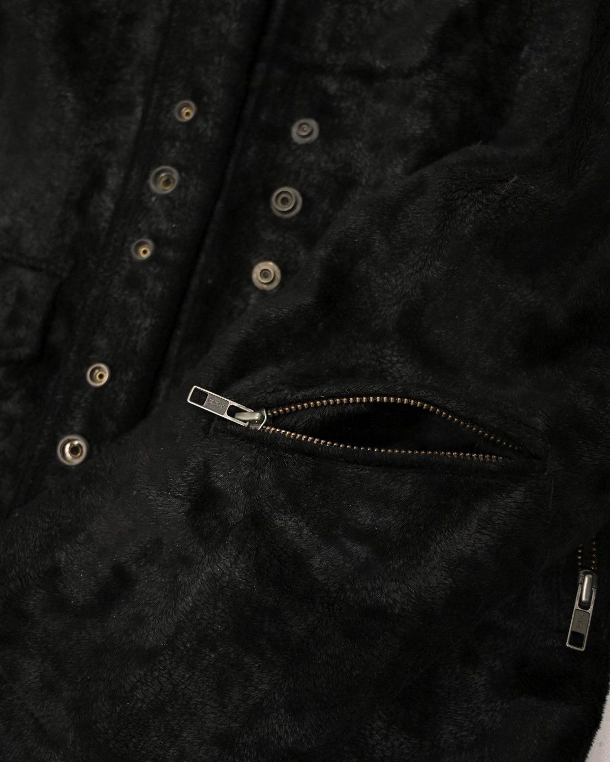 Japanese Brand × Yoshiyuki Konishi Snap Closure Furry Biker Jacket Size US M / EU 48-50 / 2 - 3 Thumbnail