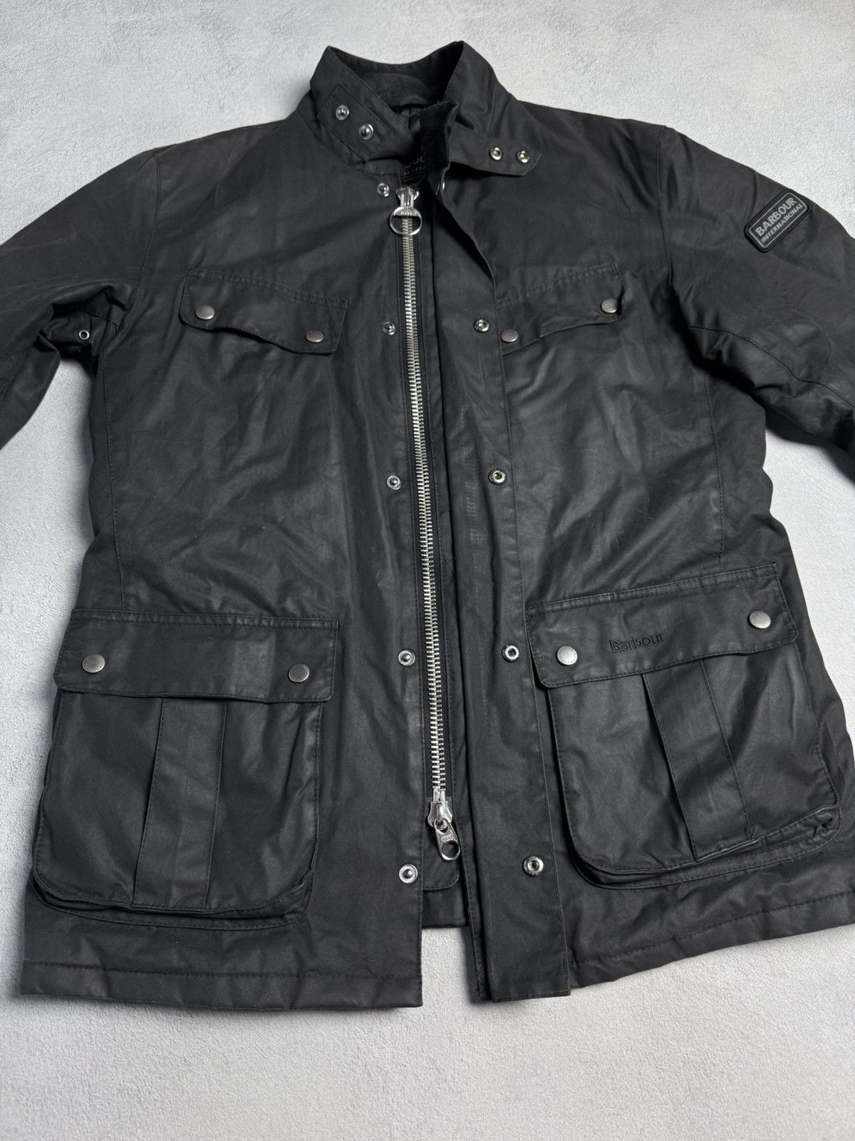 Barbour Barbour International Duke Motorcycle Wax Cotton Jacket Size US L / EU 52-54 / 3 - 12 Thumbnail