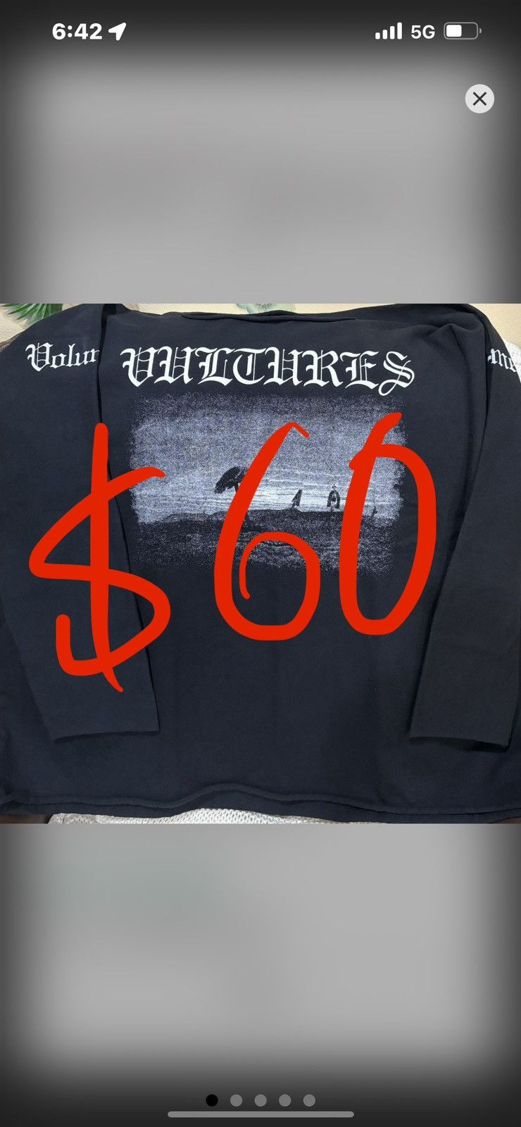 Kanye West Vultures volume 1 size 3 Size US XL / EU 56 / 4 - 1 Thumbnail