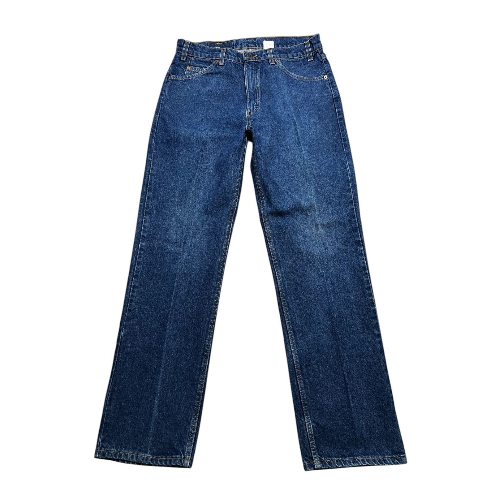 Levi's VTG Levi’s 505 Regular Fit Straight Jeans Blue Denim 34x30 Size US 34 / EU 50 - 1 Thumbnail