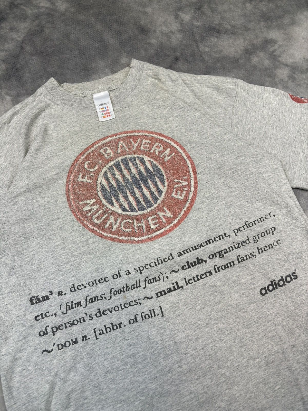 Adidas 90s Bayern Munich Adidas Vintage Soccer T-shirt Football Size US M / EU 48-50 / 2 - 2 Thumbnail