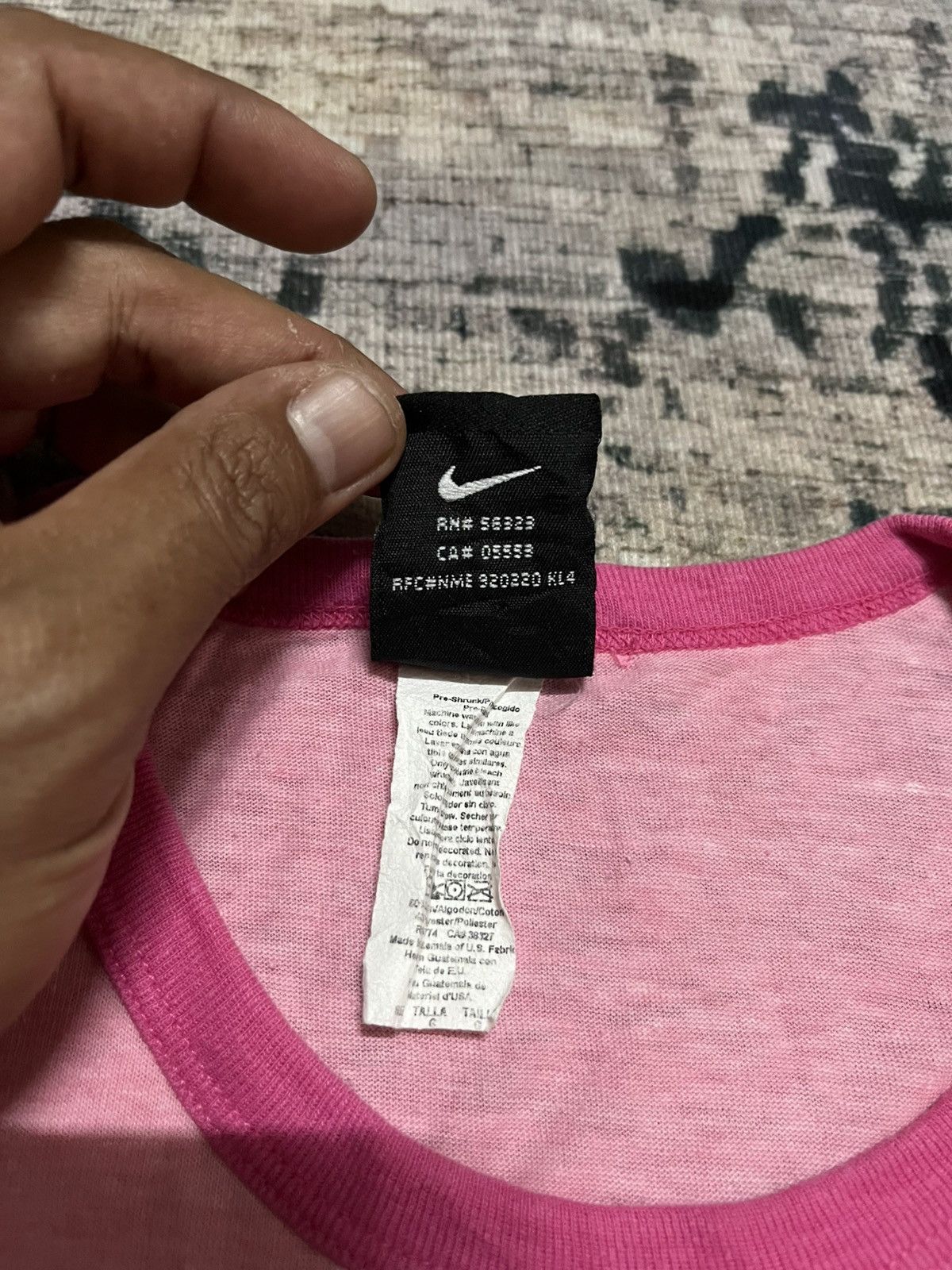 Nike Vintage Nike Honolulu Marathon Ringer Tees Size US S / EU 44-46 / 1 - 5 Thumbnail