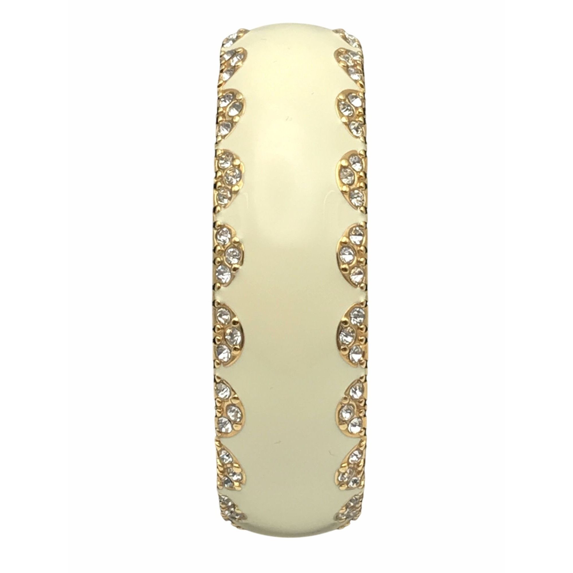 Other New Stella and Dot Cream Enamel Rhinestone Bracelet "Sloane" Size ONE SIZE - 1 Thumbnail