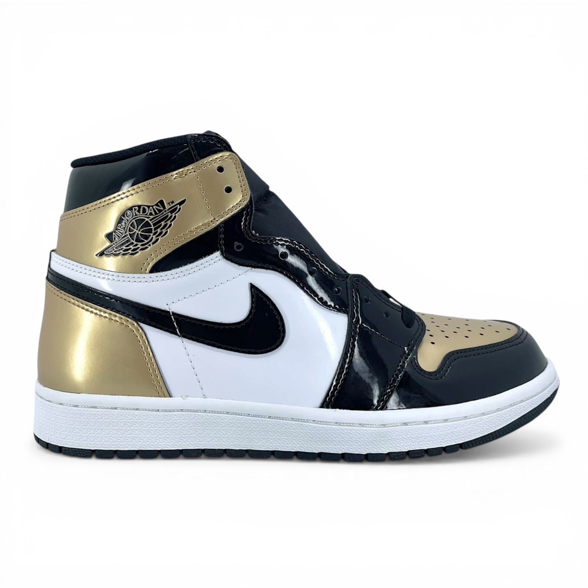 Nike 1 Retro High NRG Patent Gold Toe Size US 10.5 / EU 43-44 - 1 Thumbnail