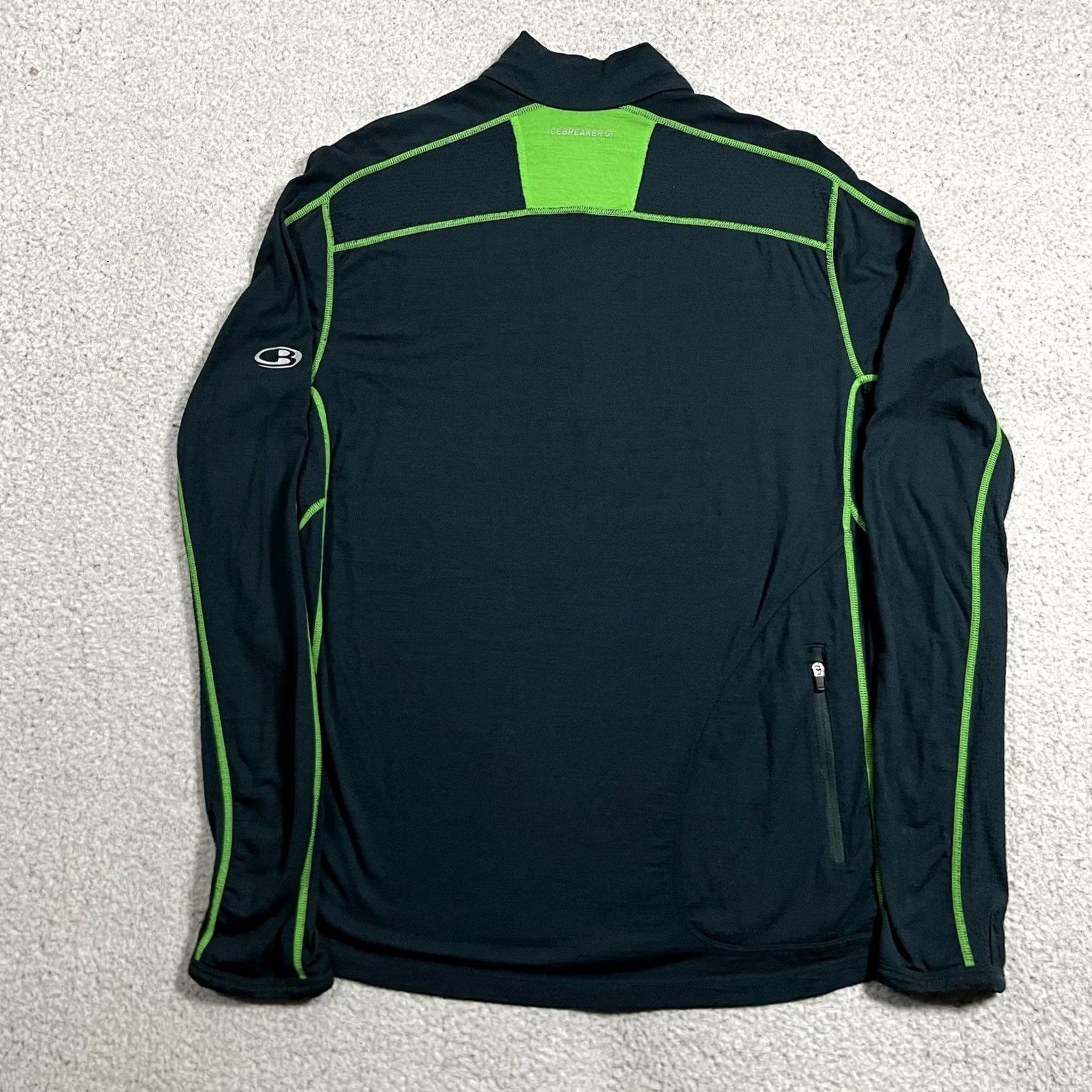 Icebreaker Icebreaker GT Merino 1/4 Zip Pullover Men S Blue Wool Regular Long Sleeve 200 Merino 1/4 Zip Outdoor Outdoorwear Activewear Casual Size US S / EU 44-46 / 1 - 5 Thumbnail