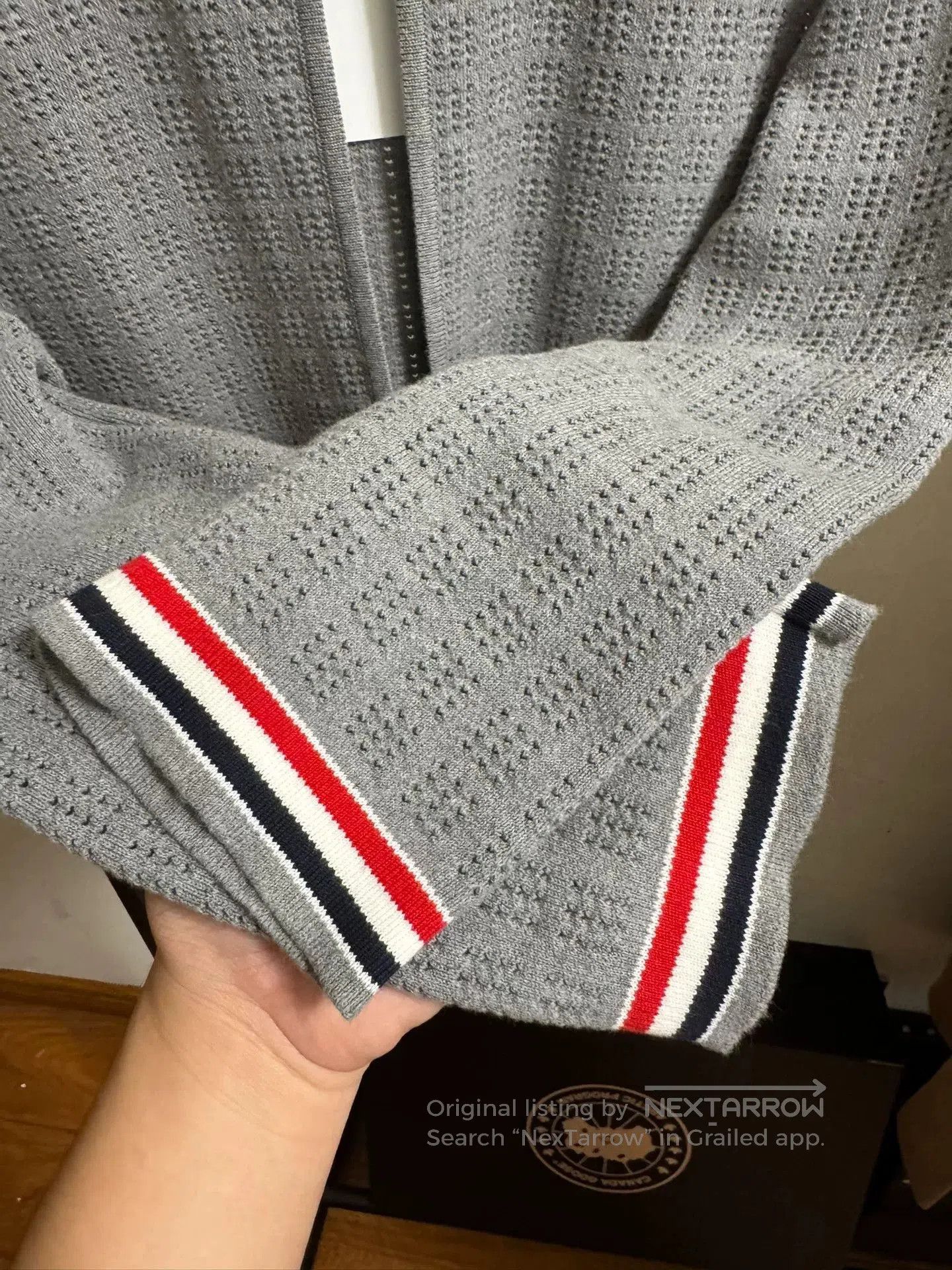 Thom Browne Thom Browne Gray Knit Cardigan Size 38. Size US S / EU 44-46 / 1 - 7 Thumbnail