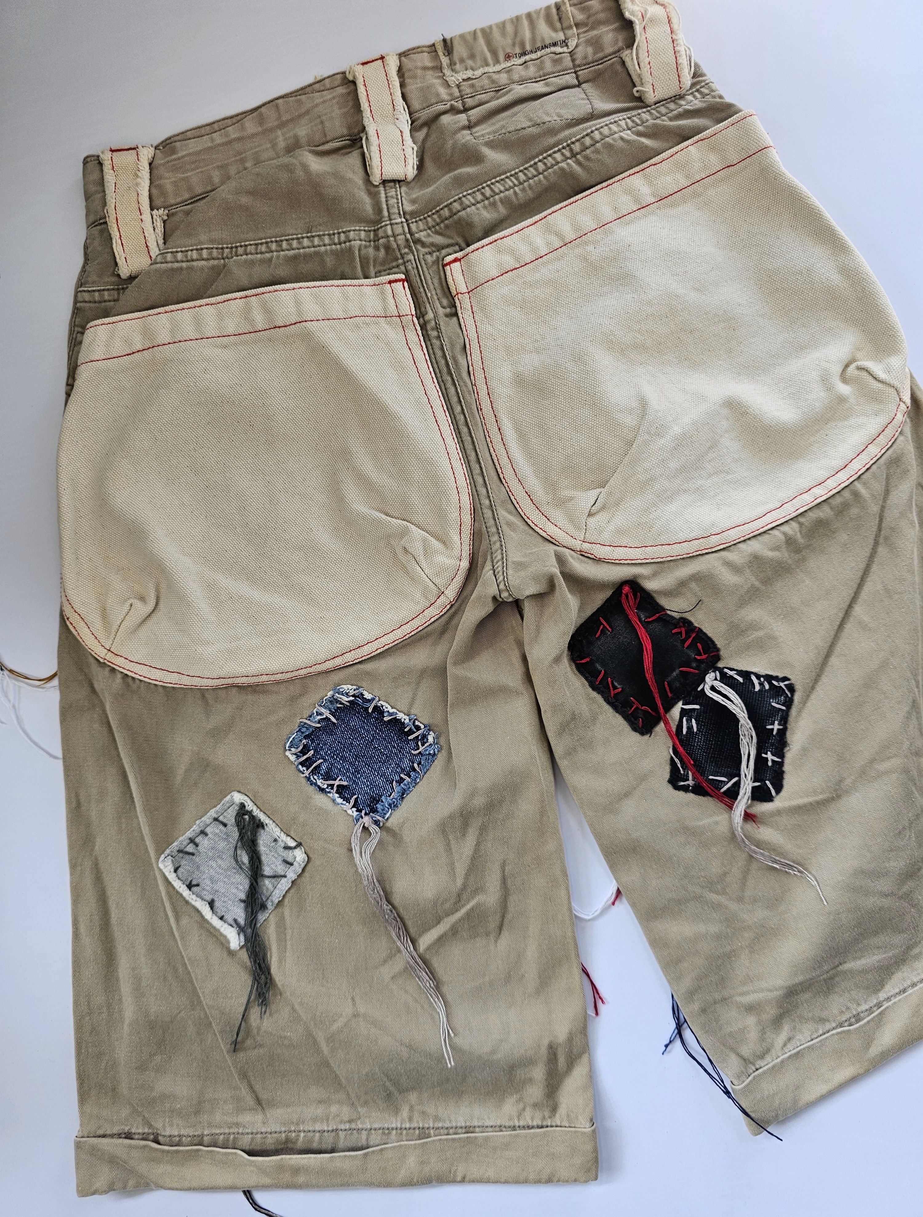 Darn Tough Vintage Tough Jeansmith Patch Work Short Size US 30 / EU 46 - 4 Thumbnail