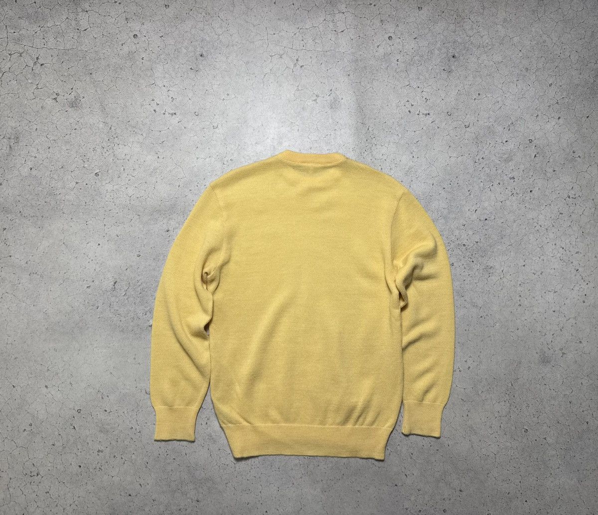 Lacoste Lacoste Chemise Wool Sweater Yellow Size 4 Vintage 90’s Size US L / EU 52-54 / 3 - 9 Thumbnail