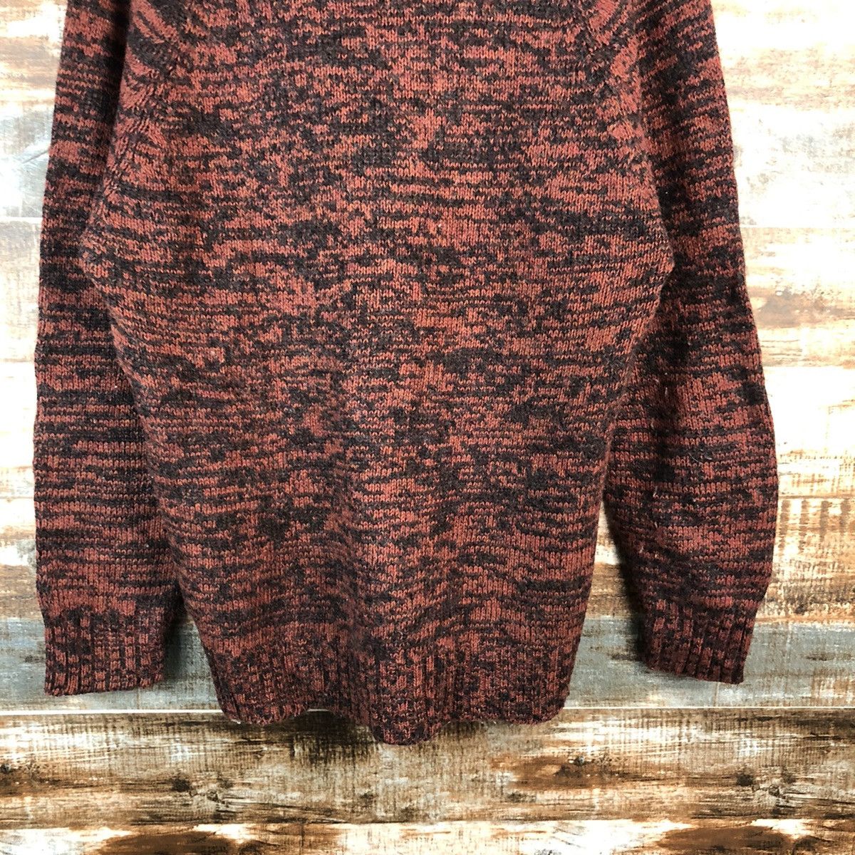 Homespun Knitwear × Japanese Brand Japanese Brand Turtle Neck Orange Knitwear #A2495 Size M / US 6-8 / IT 42-44 - 6 Thumbnail