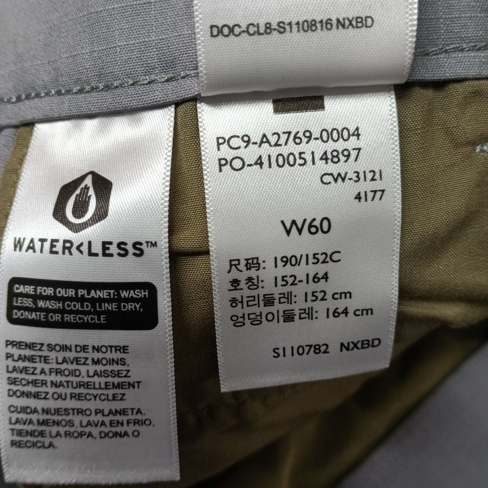 Dockers Dockers Tech Cargo Shorts Men's 60 Big & Tall Gray Size US 44 / EU 60 - 5 Thumbnail