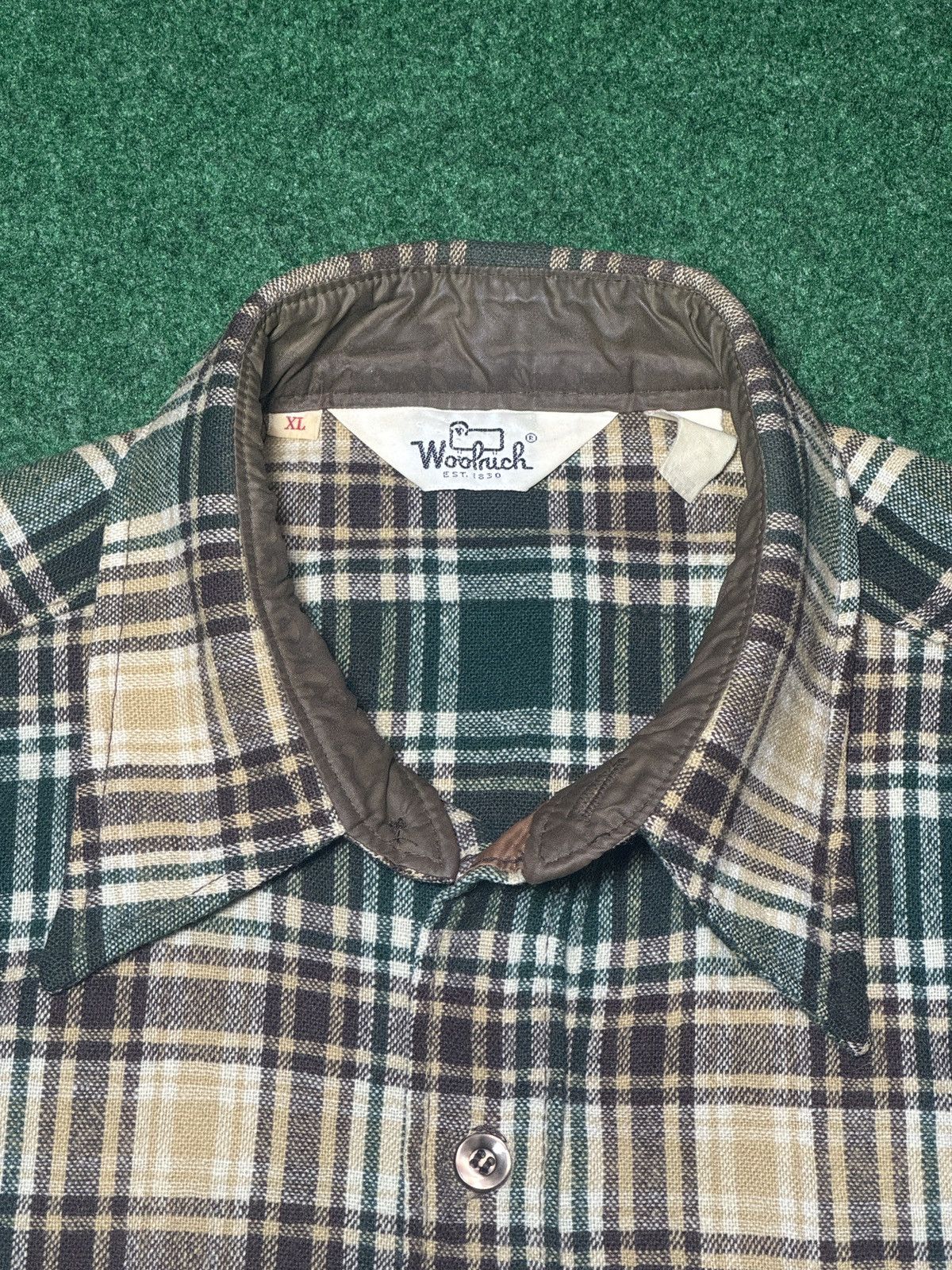 Woolrich Woolen Mills Vintage Woolrich Wool Western Plaid XL Button Flannel Shirt Size US XL / EU 56 / 4 - 3 Thumbnail