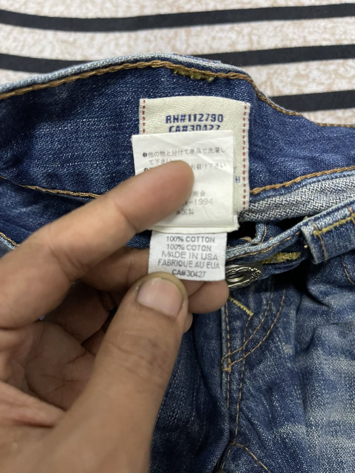 True Religion 90s TRUE RELIGION FLARE DENIM JEANS Size US 30 / EU 46 - 13 Thumbnail