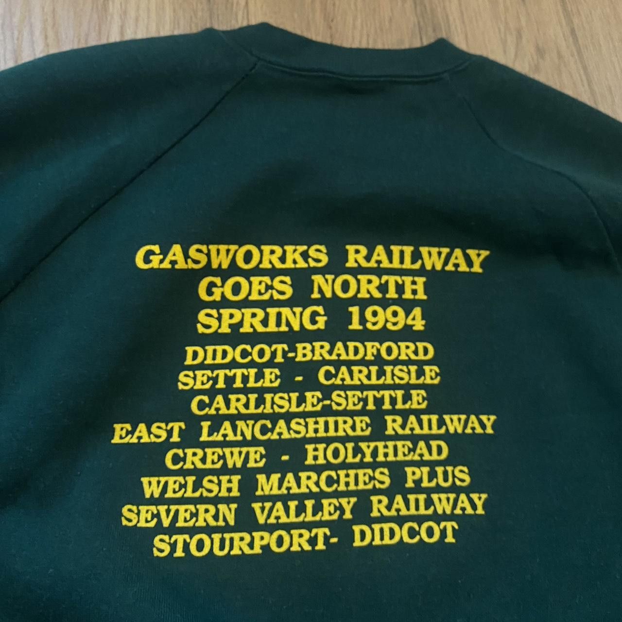 Other 1994 Nunney Castle Rail Train Boxy Vintage 90s Retro Size US L / EU 52-54 / 3 - 4 Thumbnail