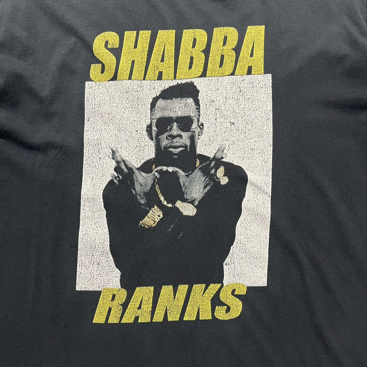 Vintage Shabba Ranks Tee Reggae Rap Band Rock