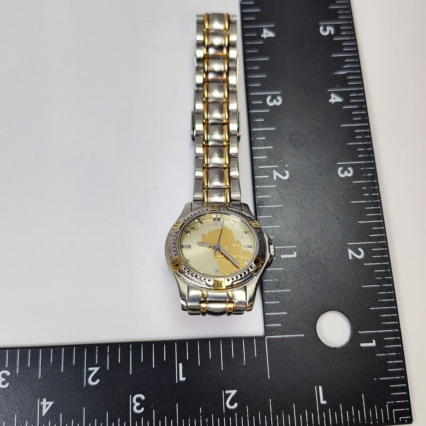 Disney Disney Winnie the Pooh Watch Two Tone Gold Silver Bracelet Size ONE SIZE - 6 Thumbnail