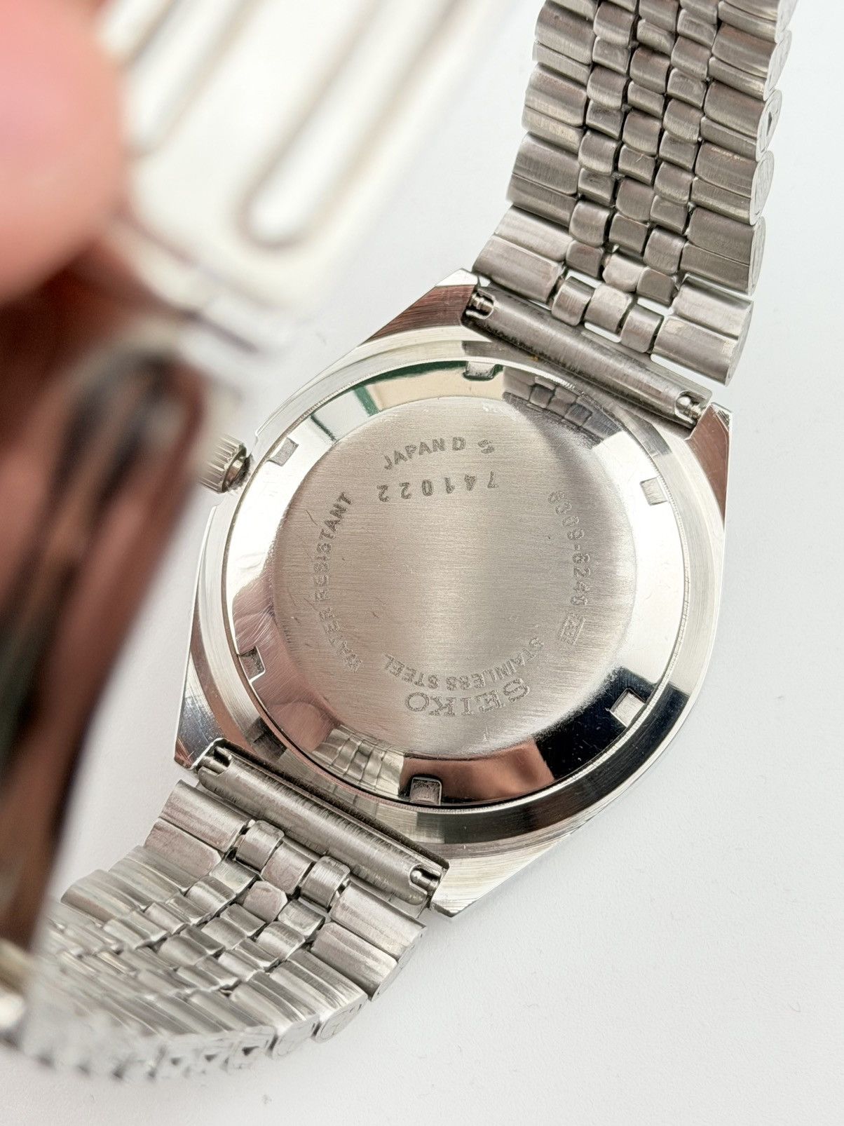 Seiko Vintage Seiko 5 Automatic Watch Salmon Arabic Dial Size 36 - 7 Thumbnail