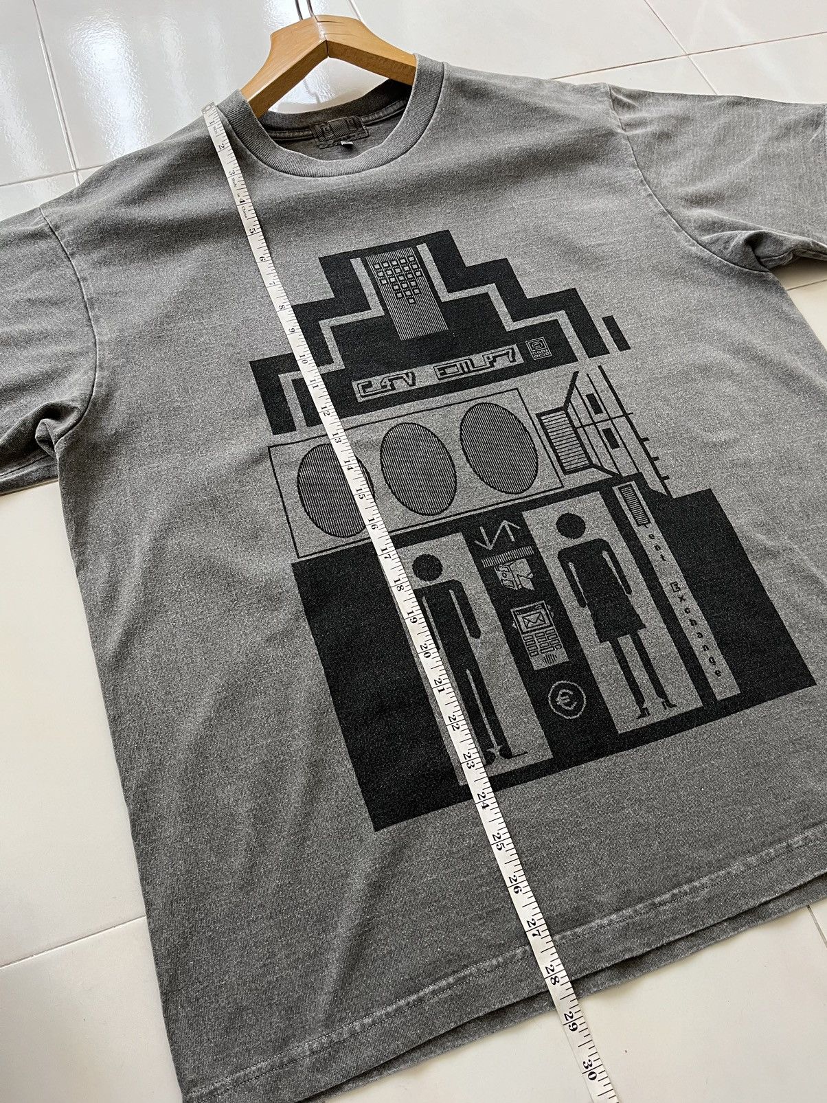 Cav Empt Cav Empt Double Print Over Dye Charcoal Cent Exchange Size US L / EU 52-54 / 3 - 12 Thumbnail