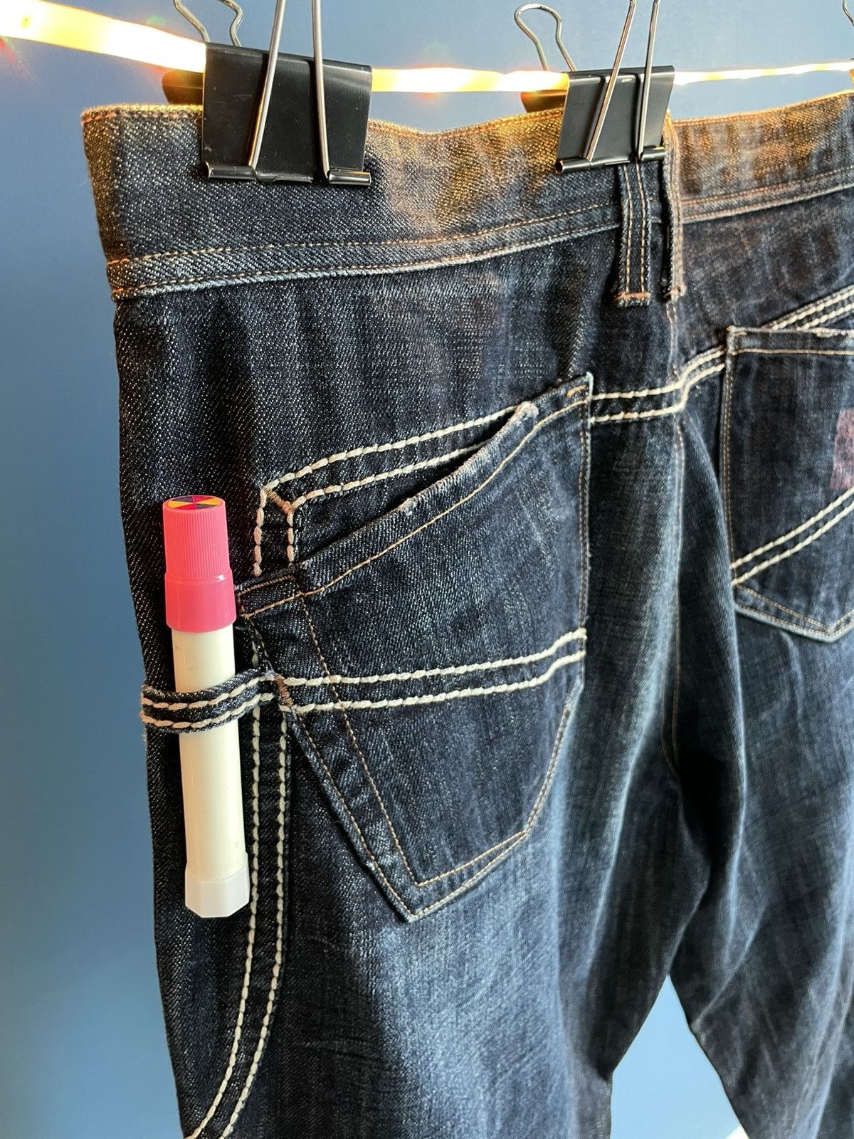 Marithe + Francois Girbaud Marithe Francois Girbaud Wide Jeans Size US 36 / EU 52 - 15 Thumbnail