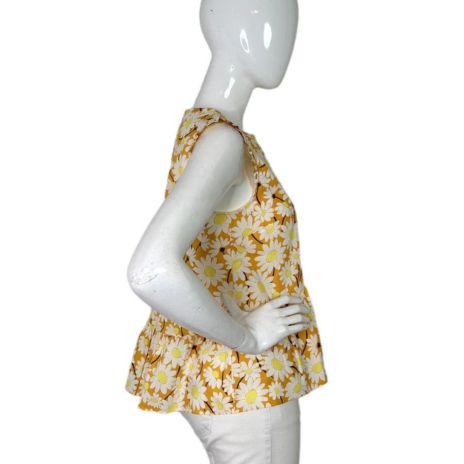 Kate Spade Kate Spade Kate Daisy Flounce Top size 2 Golden Rod Size XS / US 0-2 / IT 36-38 - 2 Thumbnail