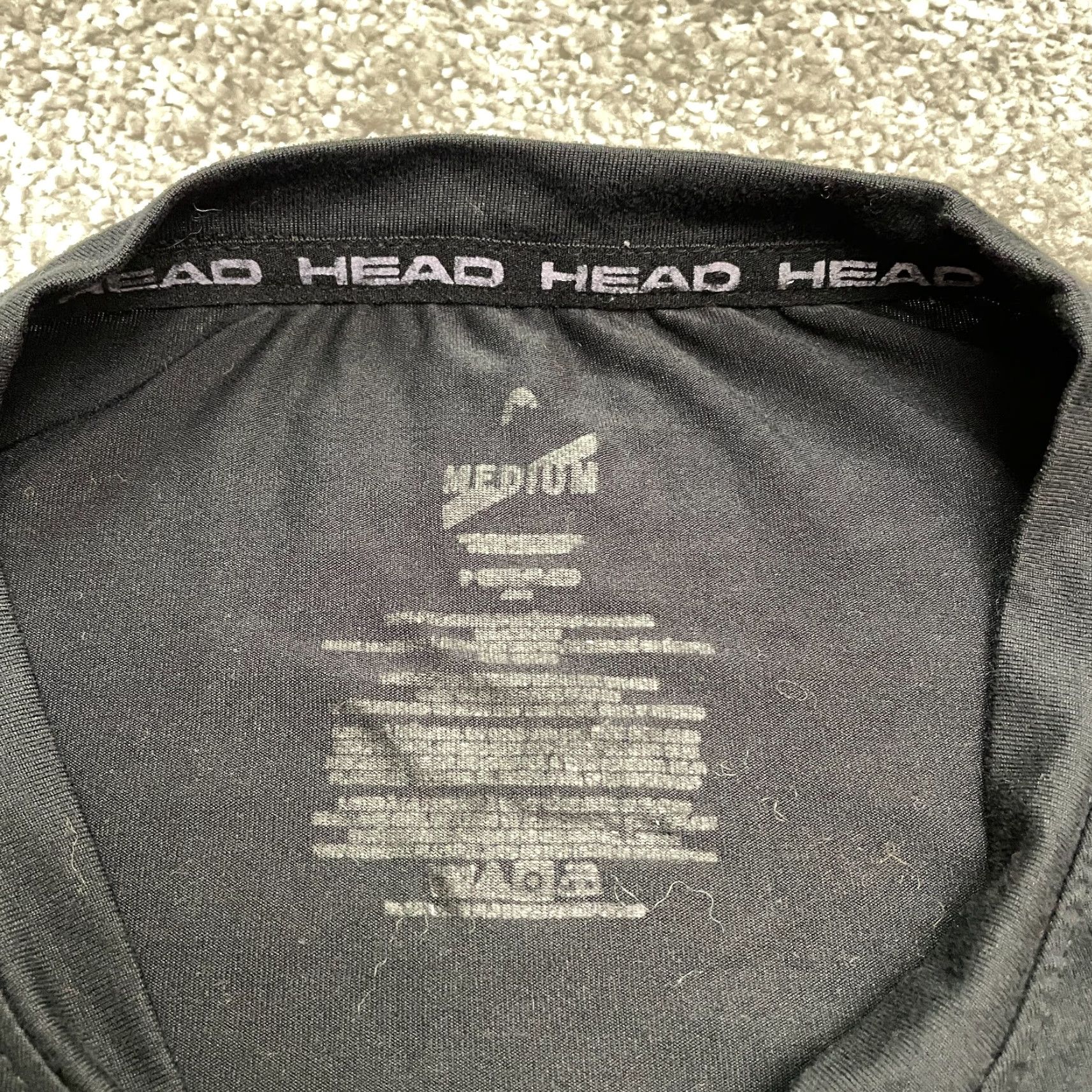 Vintage HEAD Performance Tennis Active Long Sleeve Shirt Mens Medium Black Stretch Tee Size US M / EU 48-50 / 2 - 4 Thumbnail