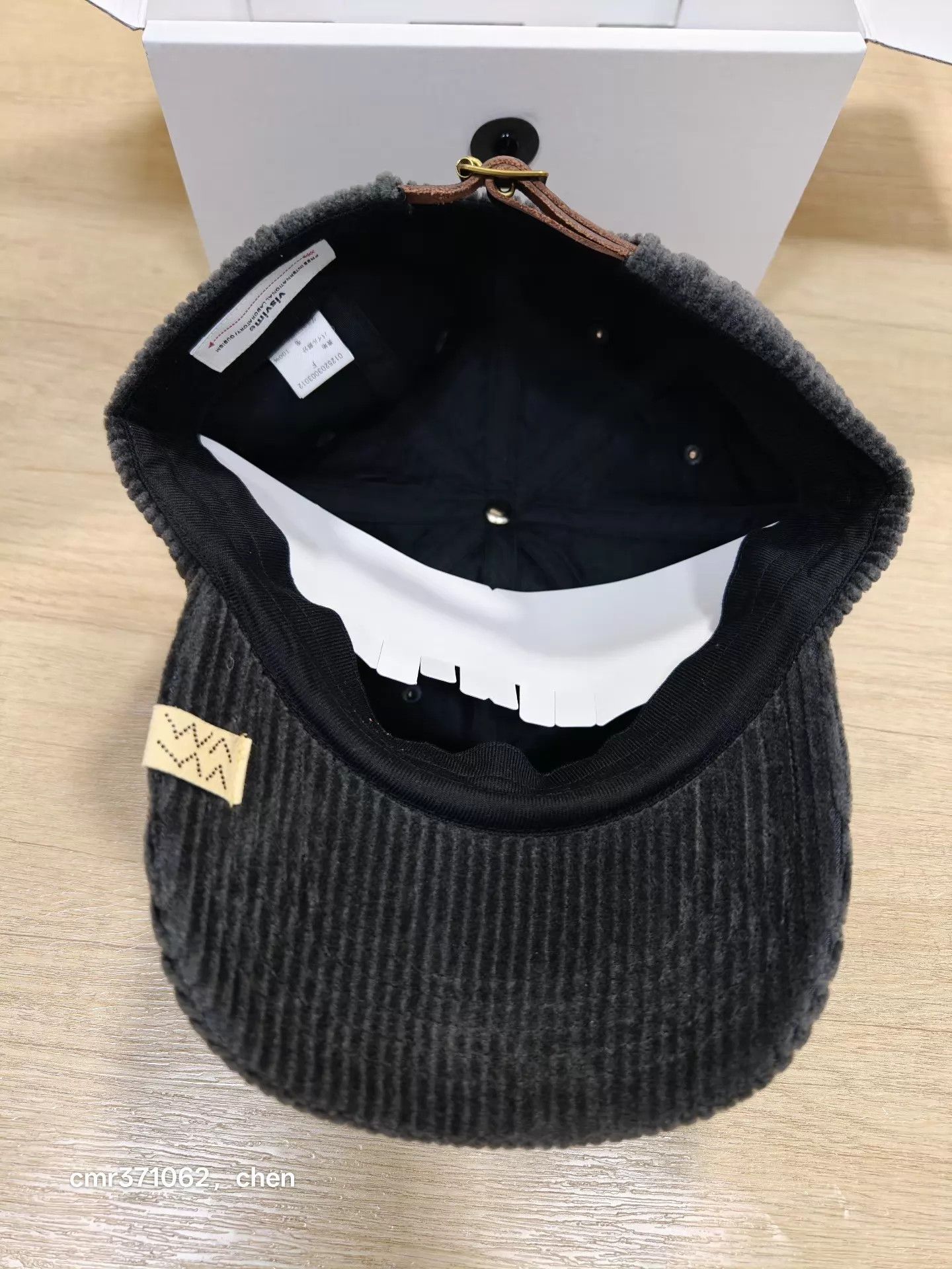 Visvim VISVIM 25AW EXCELSIOR II Wool Cords Cap Black Size ONE SIZE - 9 Thumbnail
