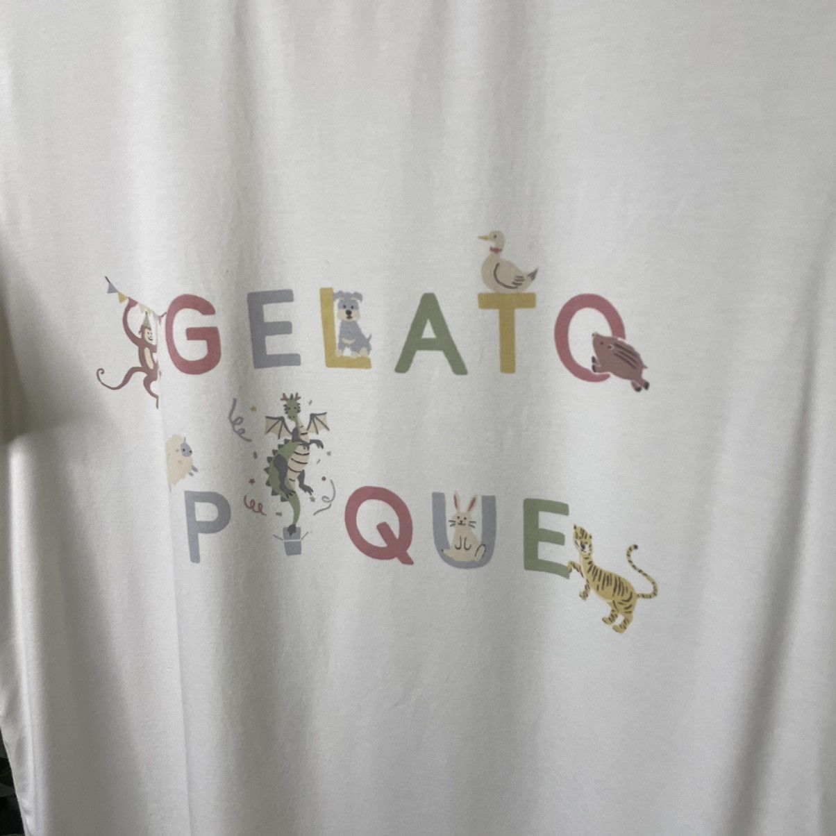 Designer Gelato Pique Spell Out Designer T Shirt Size US L / EU 52-54 / 3 - 2 Thumbnail