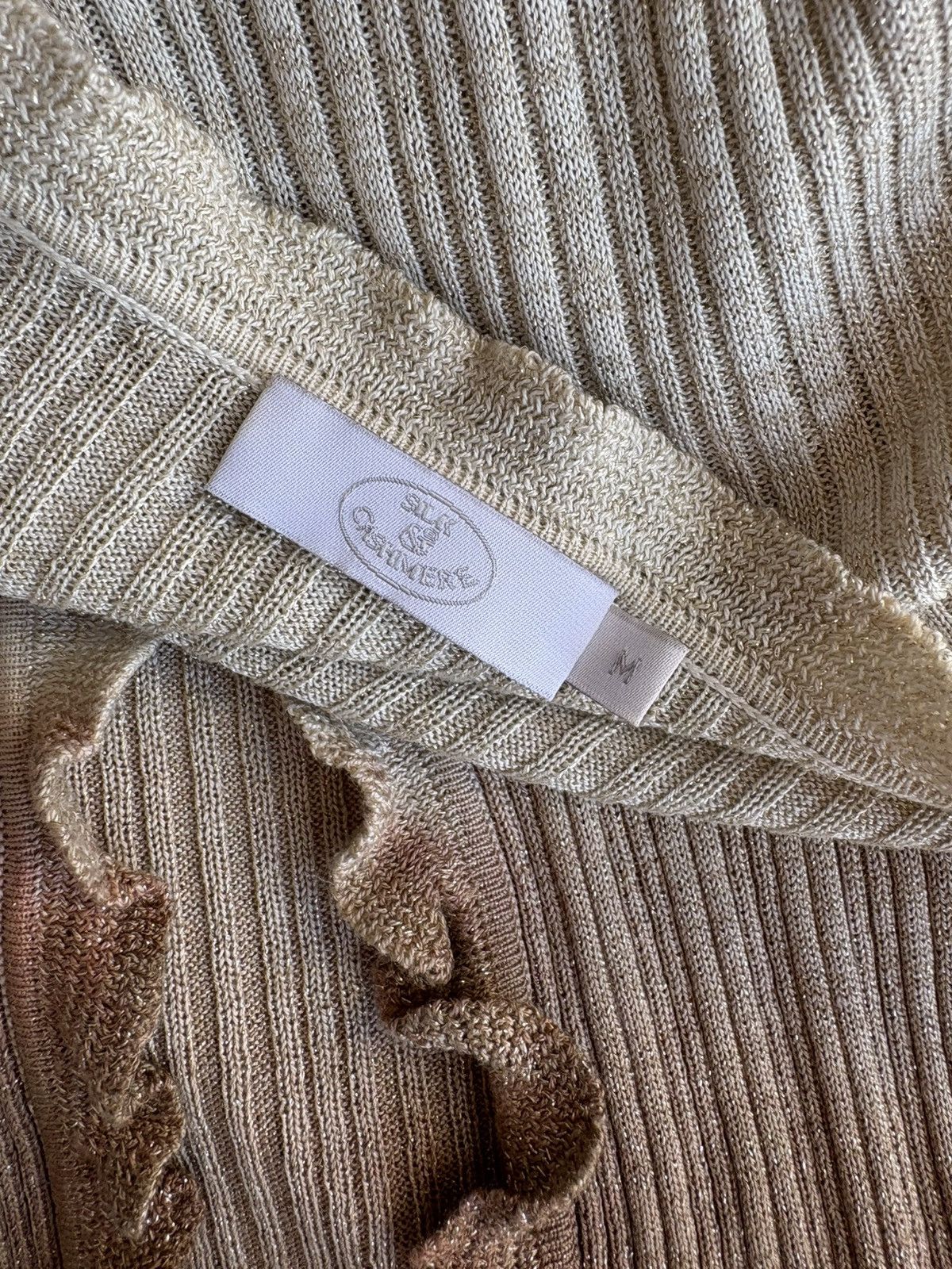 Vintage Silk and Cashmere cardigan Size M / US 6-8 / IT 42-44 - 18 Thumbnail
