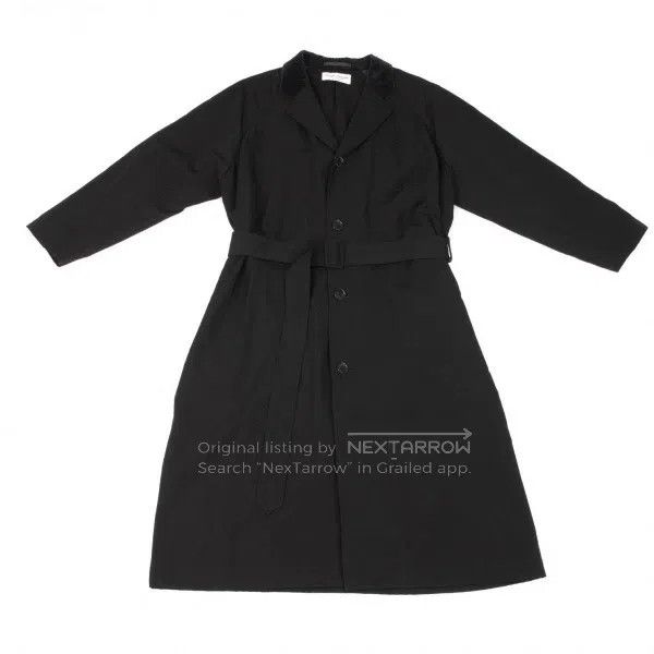 Comme des Garcons Comme Des Garcons Black velvet collar wool coat Size M / US 6-8 / IT 42-44 - 2 Thumbnail