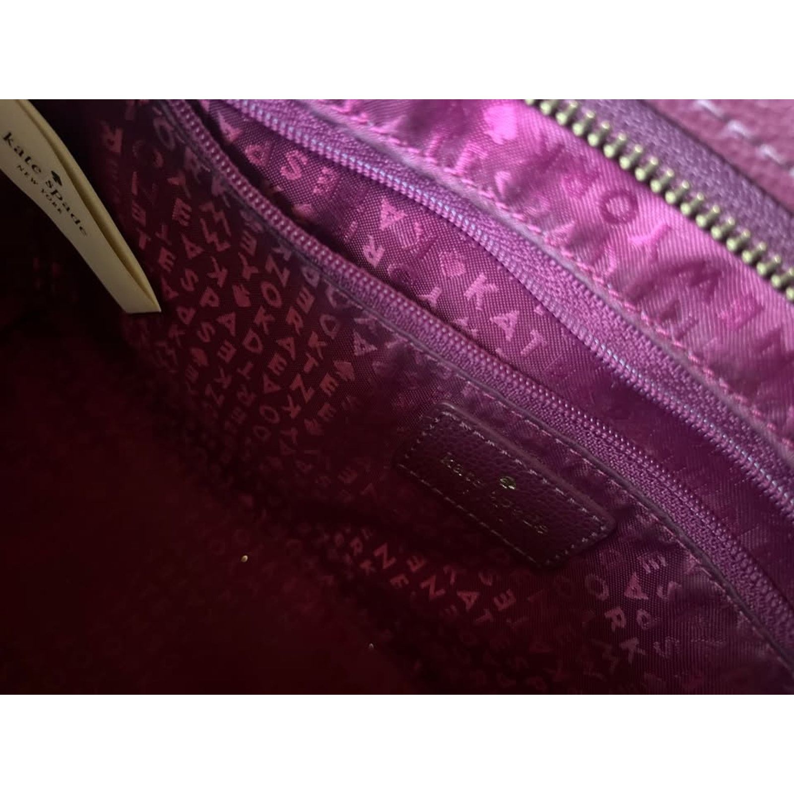 Kate Spade Kate Spade Maroon Leather Tote Inside Zipper | Crossbody Size ONE SIZE - 2 Thumbnail