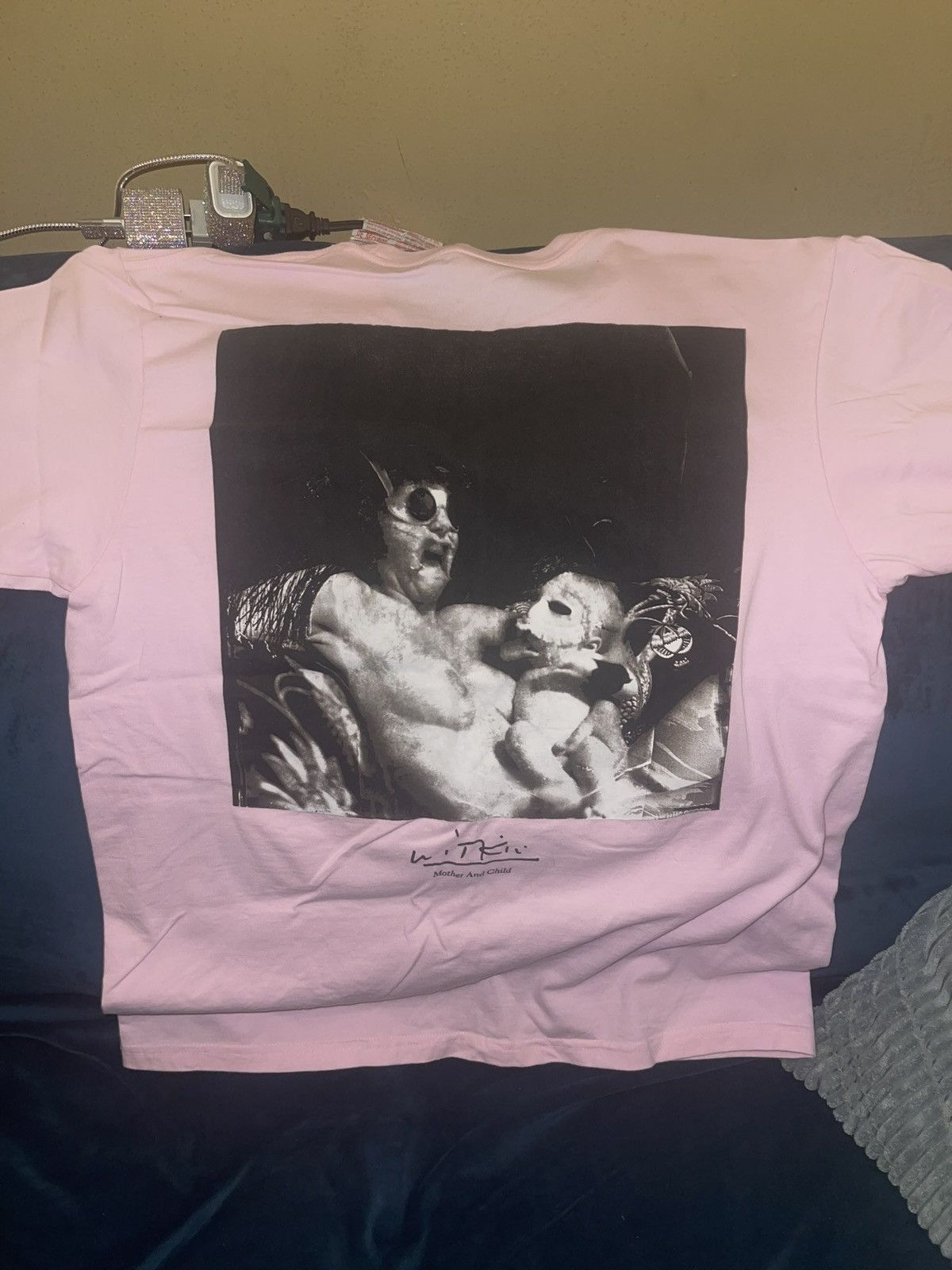 Supreme Supreme Joel-Peter Witkin Mother and Child Tee Light Pink | Grailed