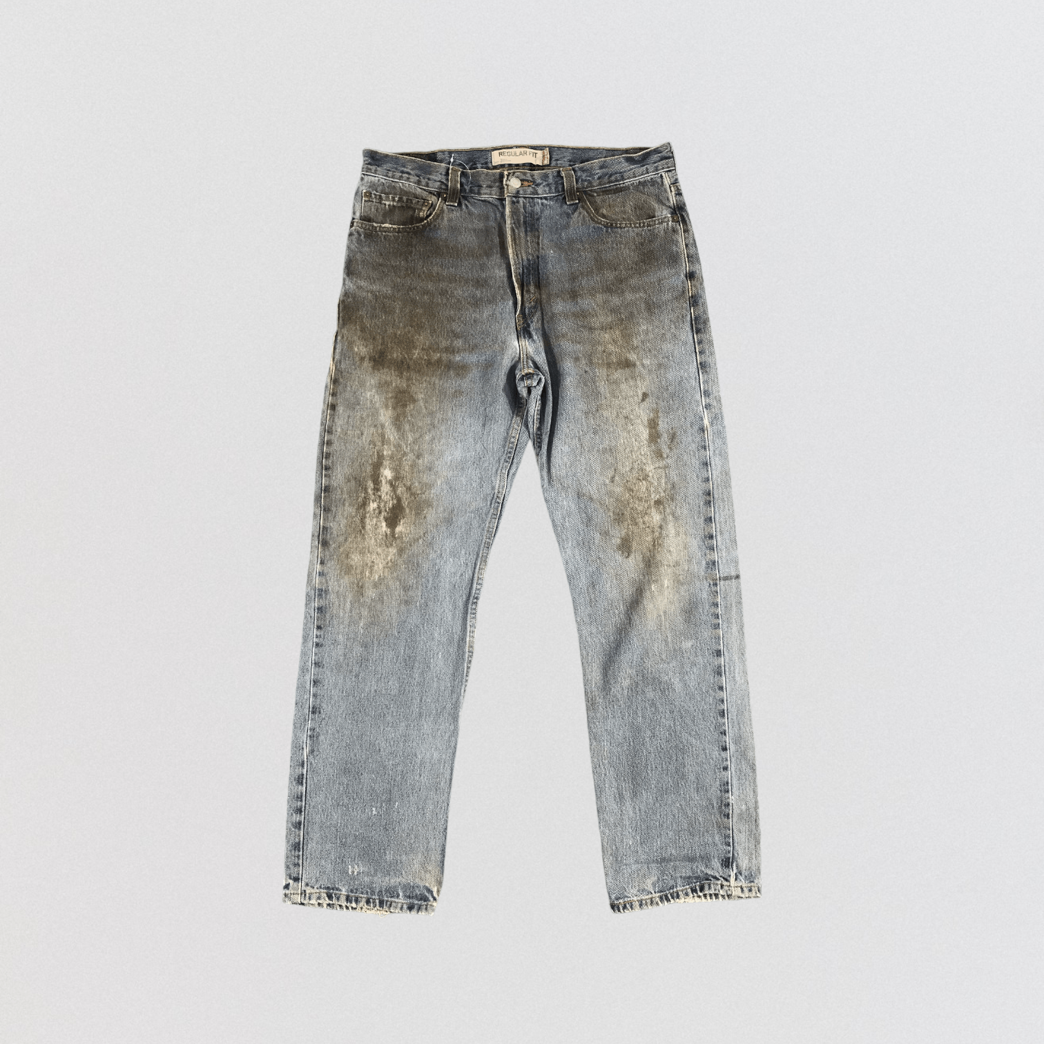 Levi's × Vintage Vintage Dirty Oil Levis 505 Jeans-JM1127 Size US 37 - 1 Thumbnail
