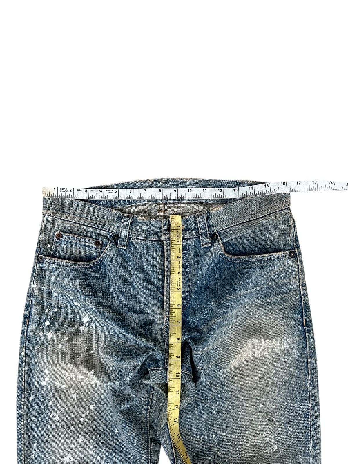 Tete Homme Vintage Tete Homme Japan Dirty Mud Denim Painter Jeans Size US 31 - 2 Thumbnail