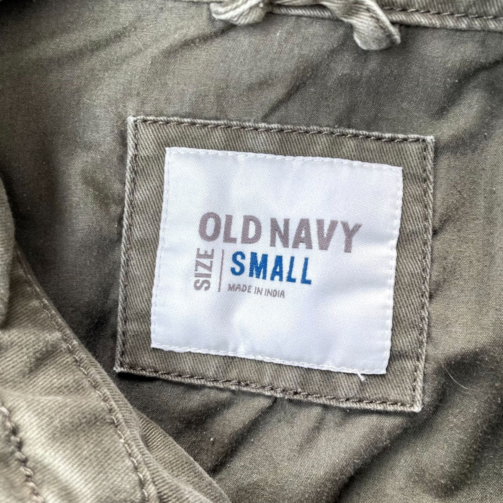 Old Navy Old Navy Jacket Mens Small Green Military Coat Zip Pockets Stand-Up Collar Regular Fit Size US S / EU 44-46 / 1 - 4 Thumbnail
