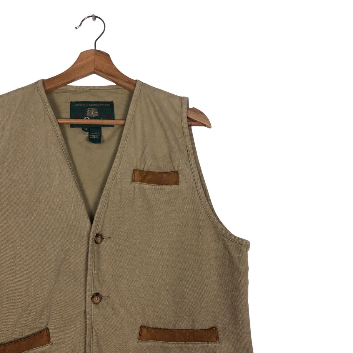 Japanese Brand 📌Vintage Utility Vest Orvis Multi Pocket Biker Wear Size US M / EU 48-50 / 2 - 7 Thumbnail