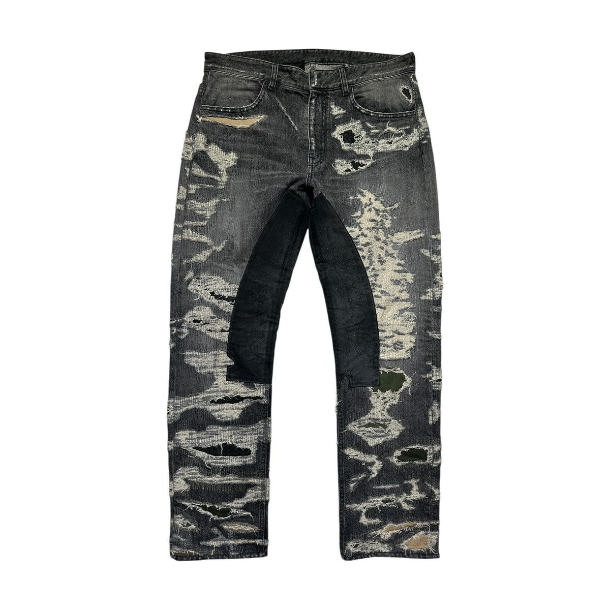 Givenchy $3,500 Boro distressed runway denim Size US 34 / EU 50 - 1 Thumbnail