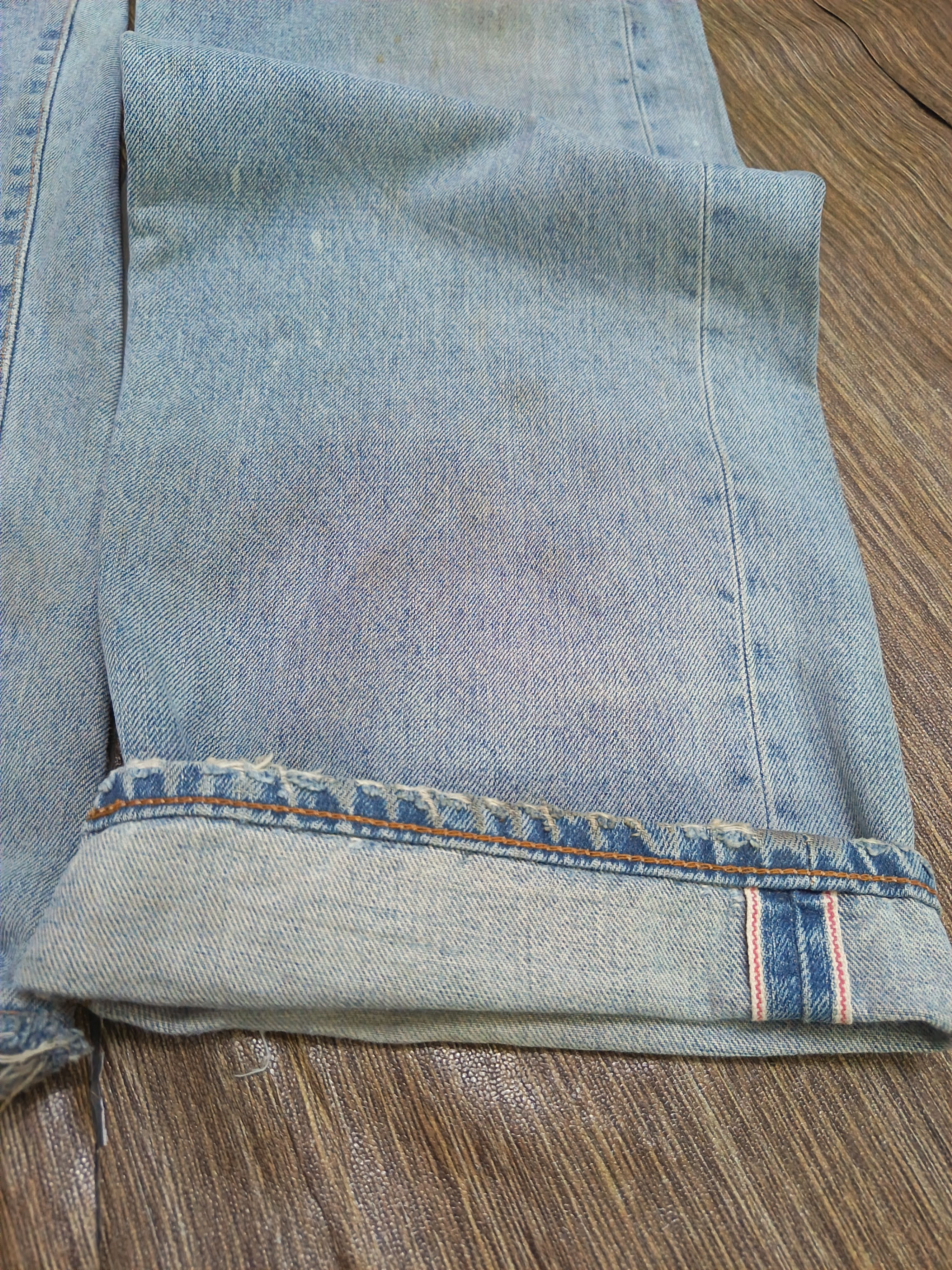 Edwin Vintage stain faded edwin 505x selvedge Size US 33 - 7 Thumbnail