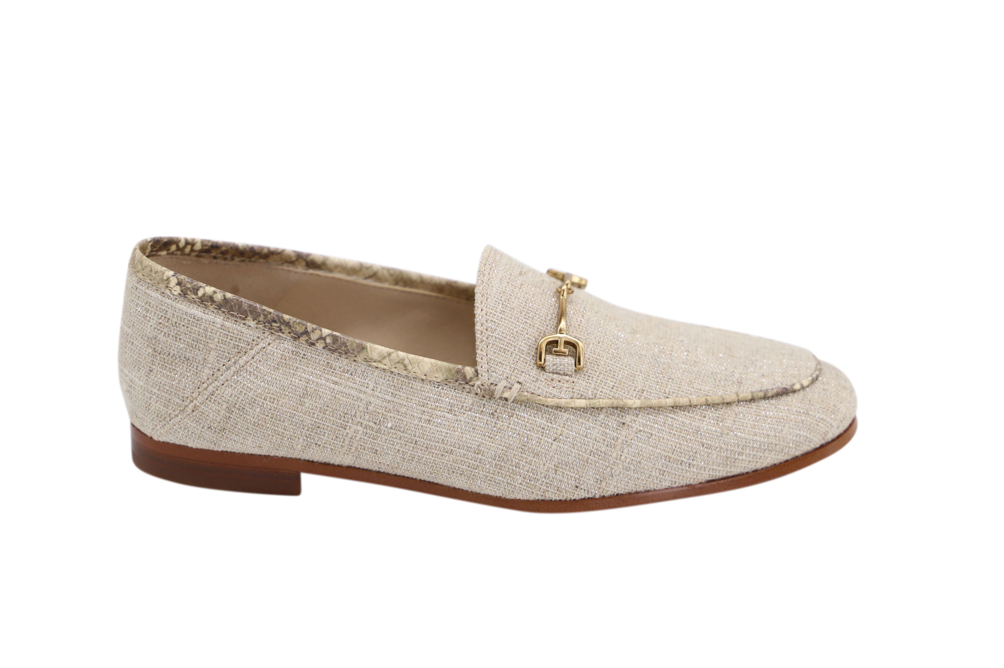 Sam Edelman Sam Edelman Loraine Loafer in Beige Leather Size US 5 / IT 35 - 1 Thumbnail