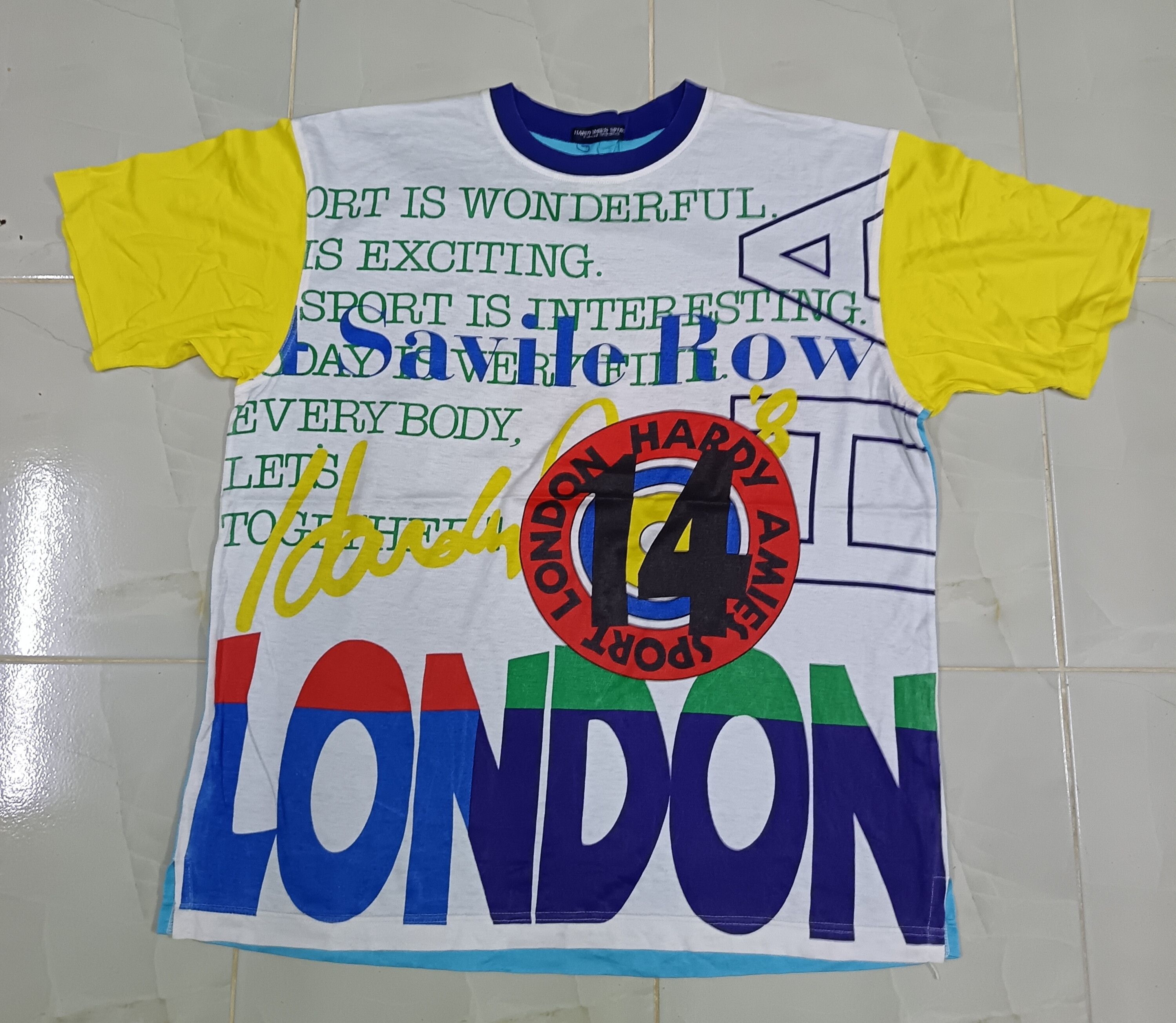 Hardy Amies Vintage 14 Savile Row London-England Hardy Amies Sport Tee Size US M / EU 48-50 / 2 - 1 Thumbnail