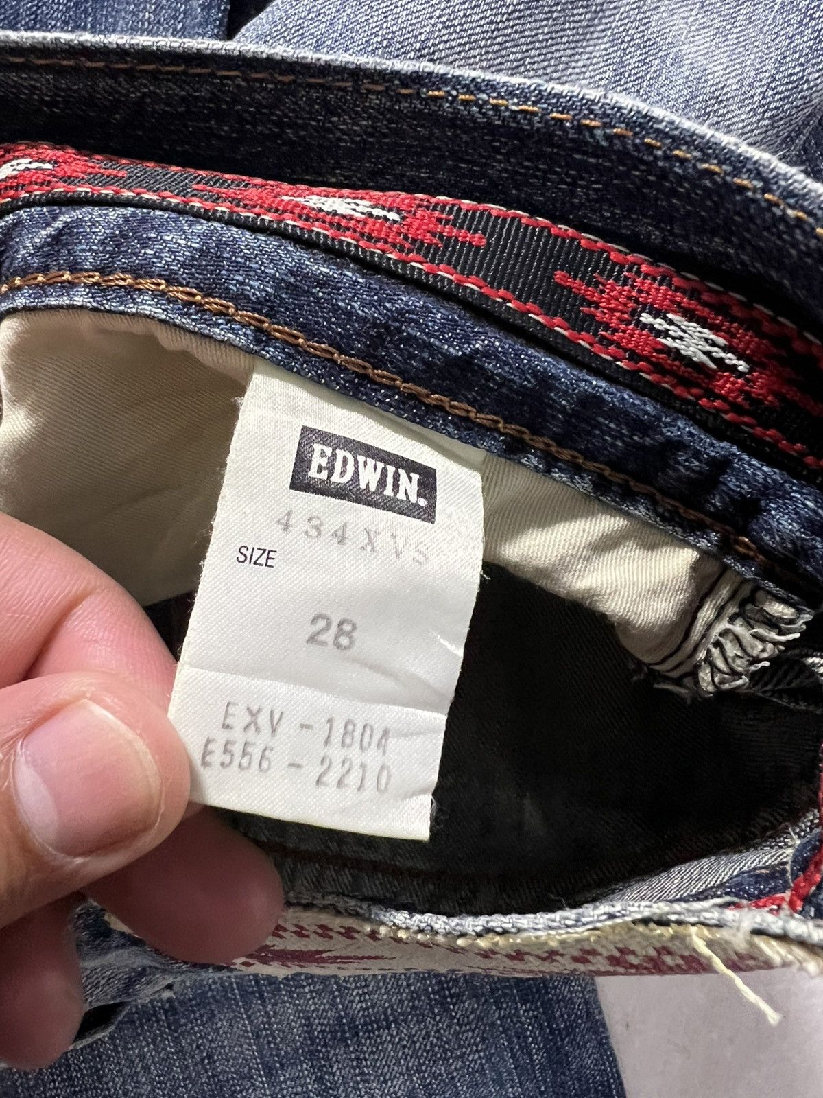 Edwin × If Six Was Nine 💥Baggy💥Vintage Edwin Exclusive Vintage Navajo Jeans Size US 29 - 15 Thumbnail