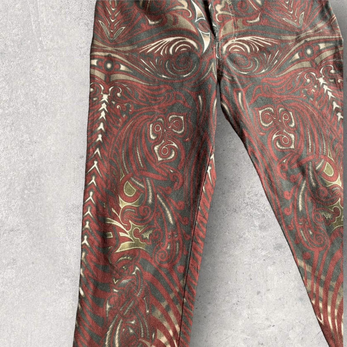 Jean Paul Gaultier SS96 Cyber Tribal Cropped Pants Size 26" / US 2 / IT 38 - 3 Thumbnail