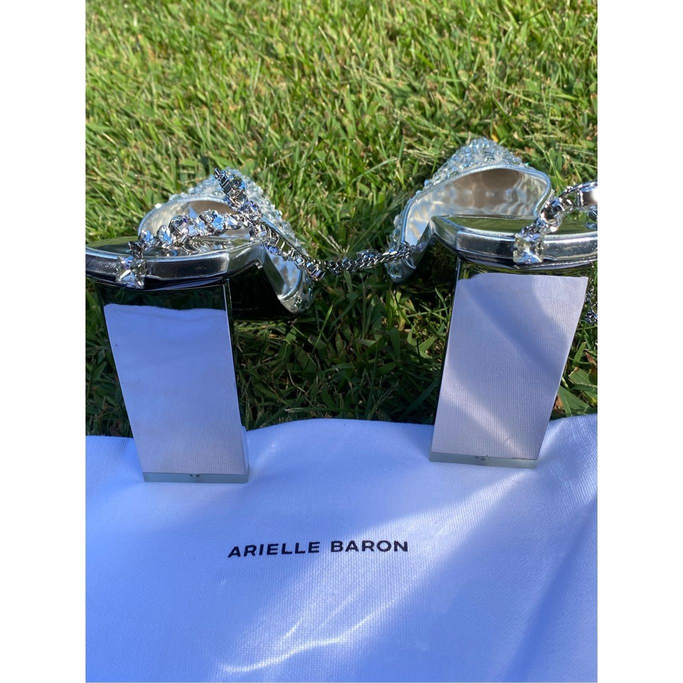 Other ARIELLE BARON Omen 95 Heel in Silver Crystal Size 36 EU 6 US Size US 6 / IT 36 - 6 Thumbnail