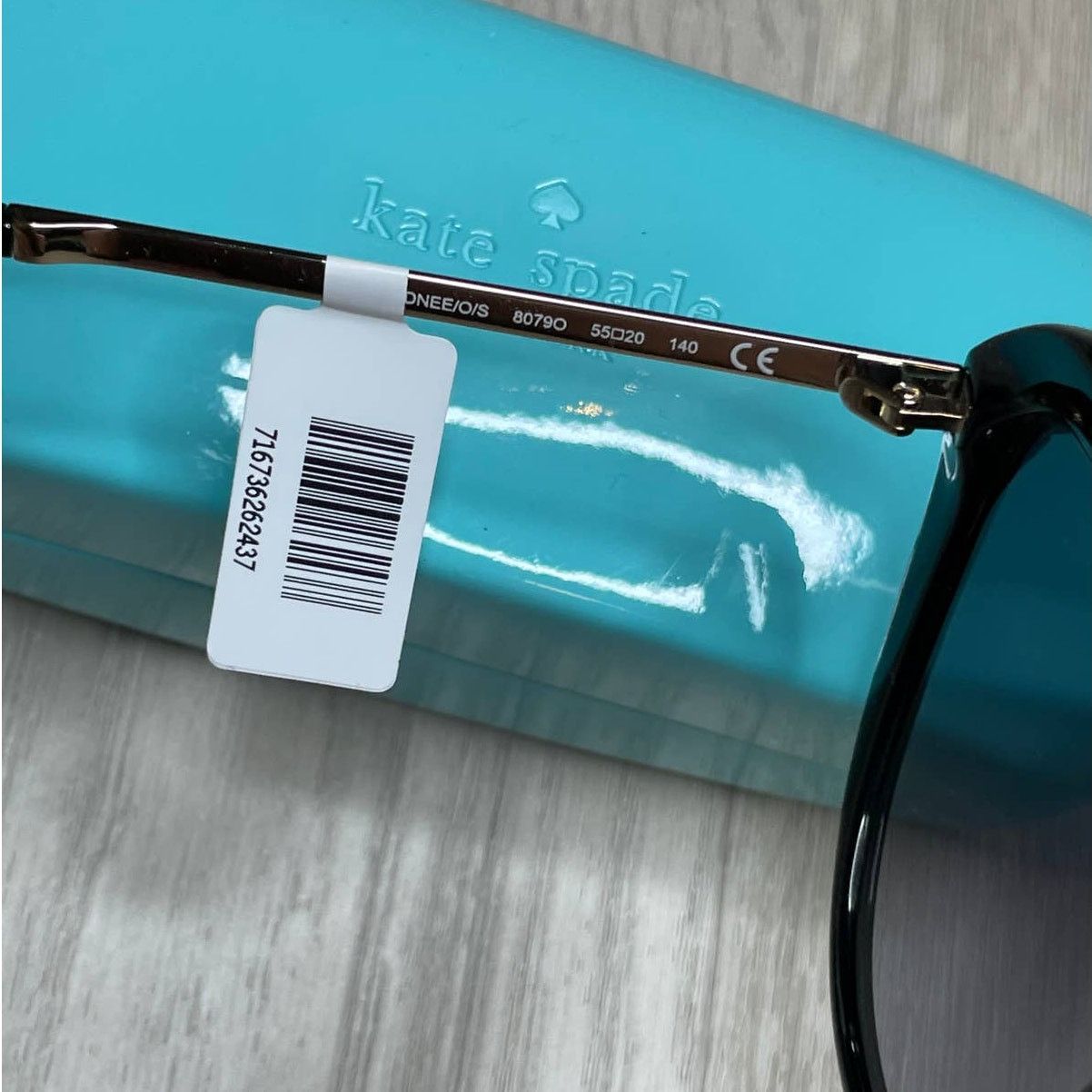 Kate Spade Kate Spade Sydnee Sunglasses in Black / Gold Tone Size ONE SIZE - 5 Thumbnail