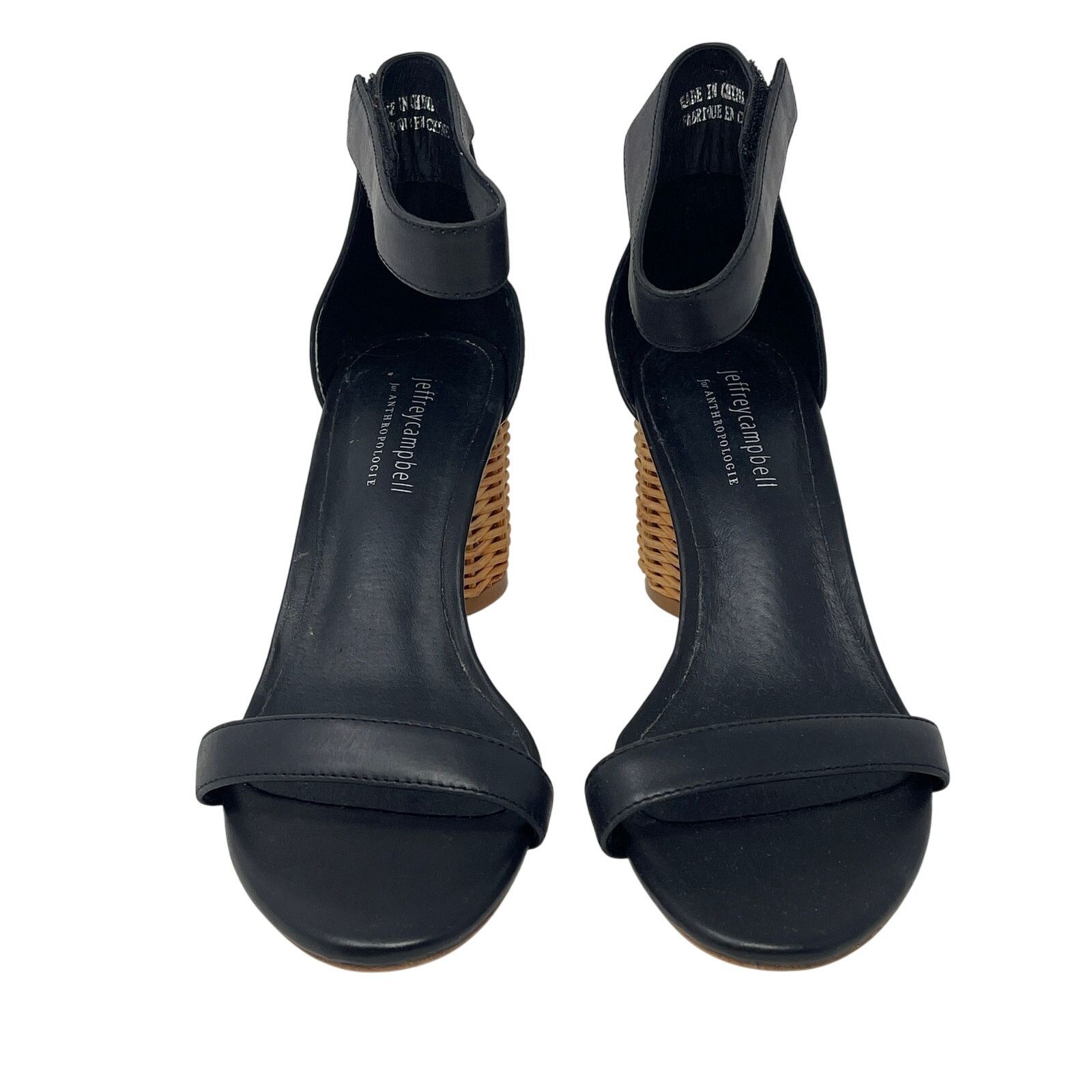 Anthropologie × Jeffrey Campbell Jeffrey Campbell Orla Basket Heel Sandals Size 7.5 NWOB Size US 7.5 / IT 37.5 - 3 Thumbnail