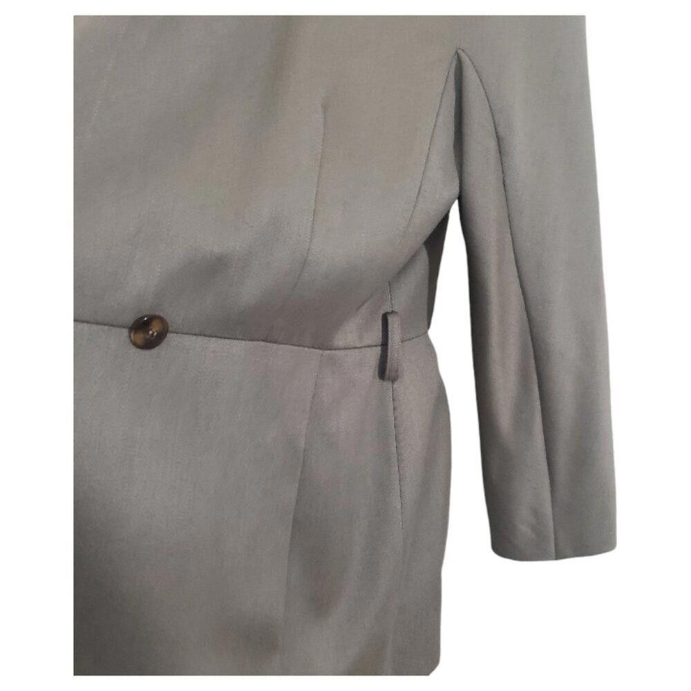 Harve Benard CT1850 Harve Benard NWT Ladies Olive 90's Dble Breast Suit Size 36" / US 14 / IT 50 - 9 Thumbnail