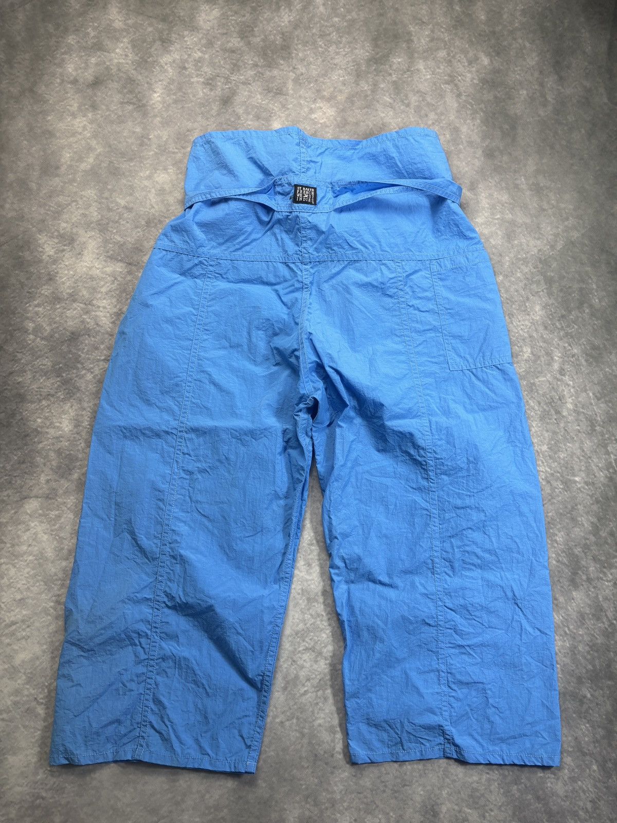 MC2 Saint Barth × Other × Vintage Vintage Cropped Pants Crinkle Nylon Tie Waist Beach Capris Size US 32 / EU 48 - 4 Thumbnail