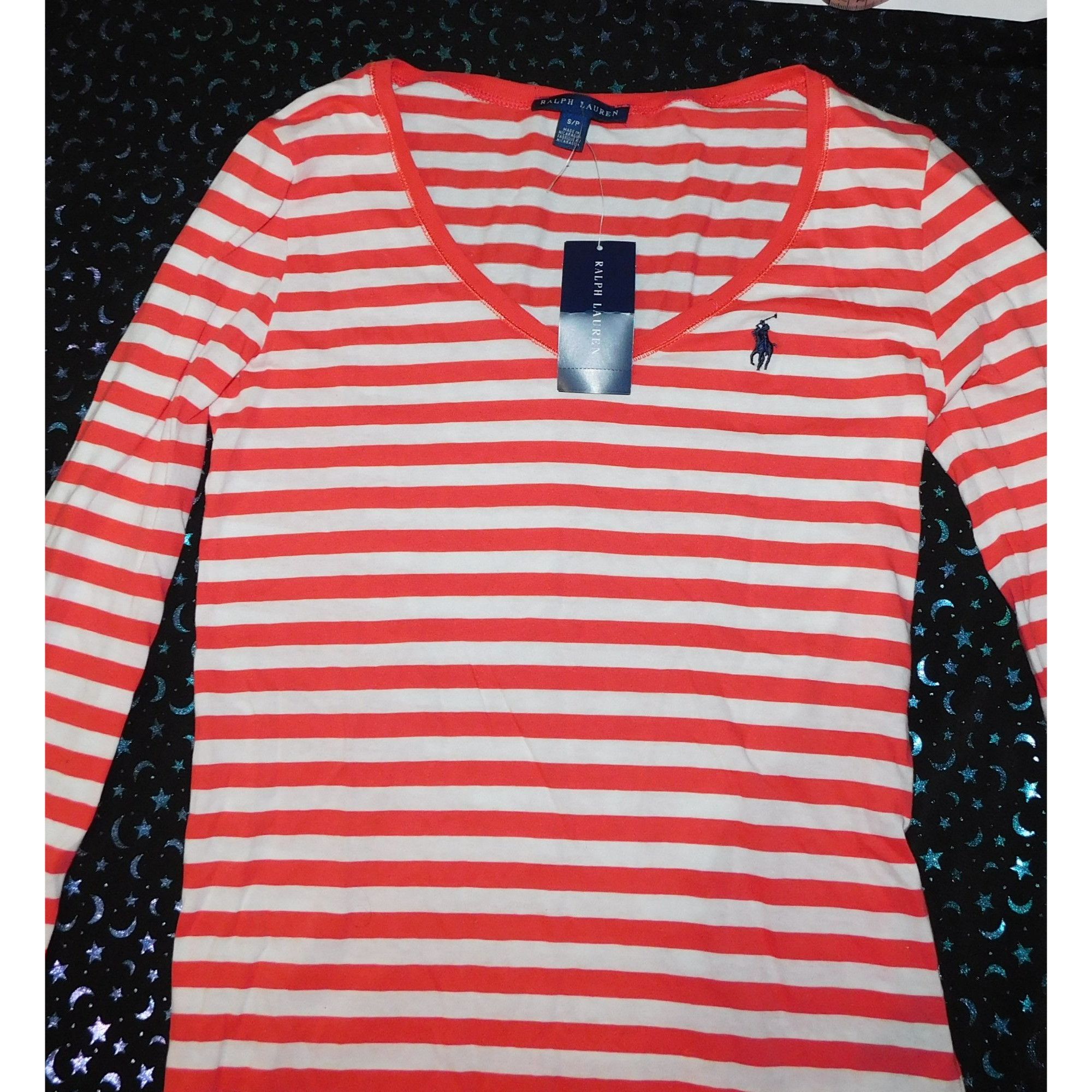 Ralph Lauren Ralph Lauren Red And White Striped Long Sleeve Shirt Size S / US 4 / IT 40 - 4 Thumbnail