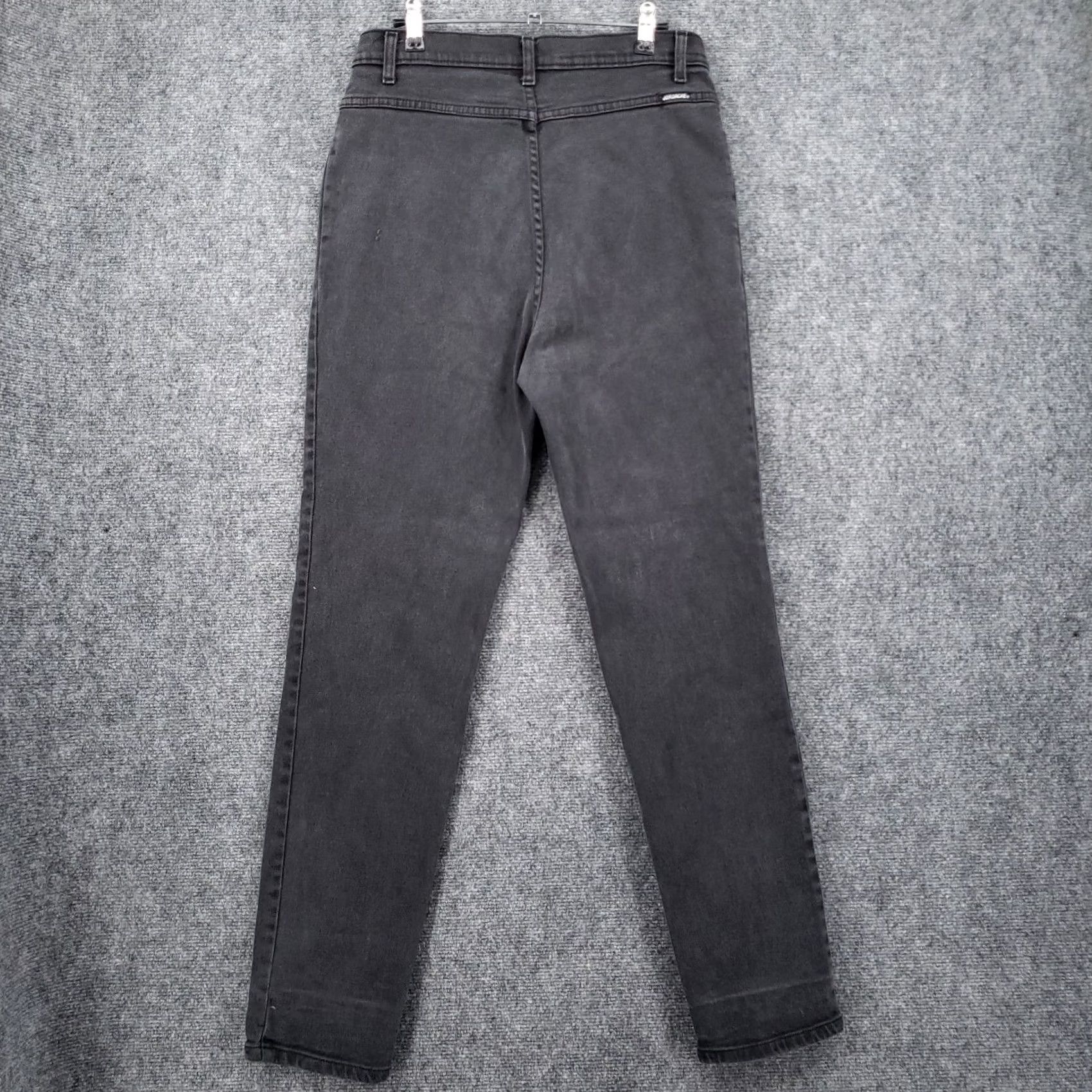 Jordache VINTAGE Jordache Jeans Womens Size 30 Gray Skinny Stretch High Rise Dark Wash Denim Size 30" / US 8 / IT 44 - 2 Thumbnail