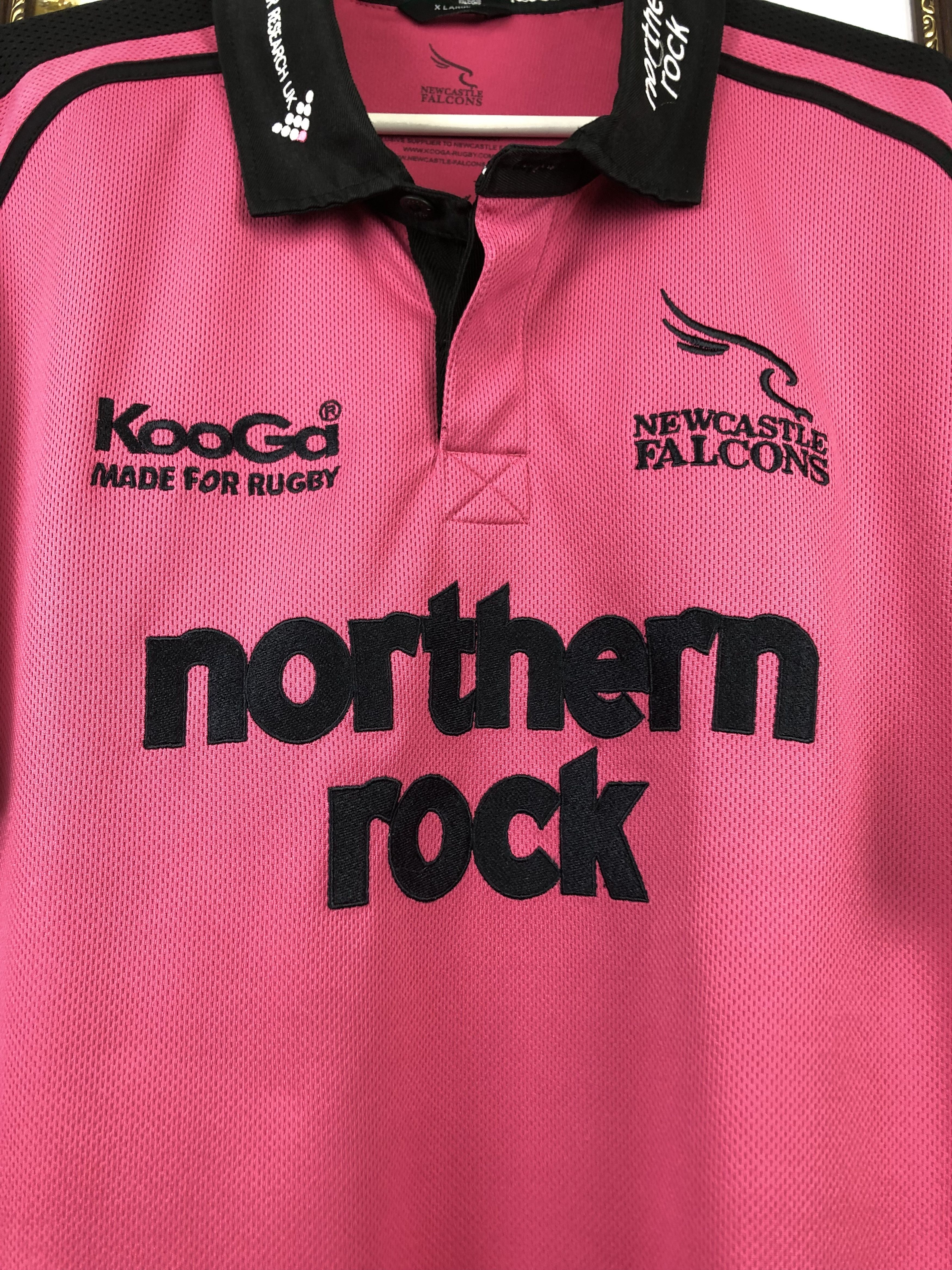 Vintage Newcastle Falcons Rugby Union Jersey Shirt Rare