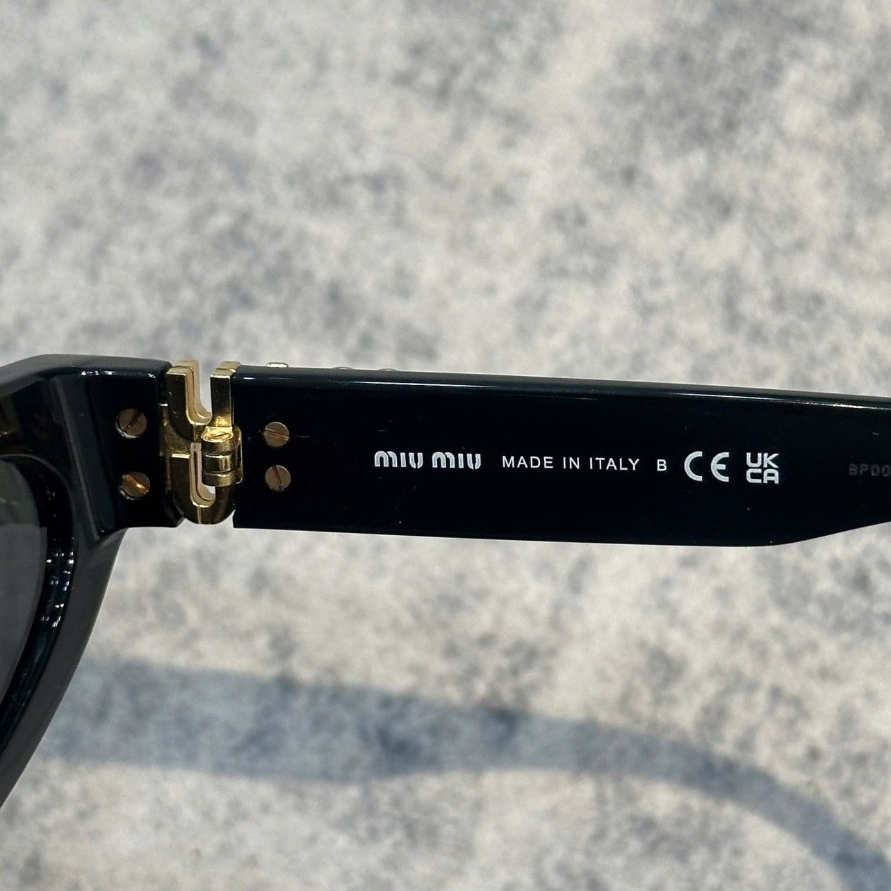 Miu Miu MIU MIU 0MU 07ZS 1AB5S0 Size ONE SIZE - 5 Thumbnail